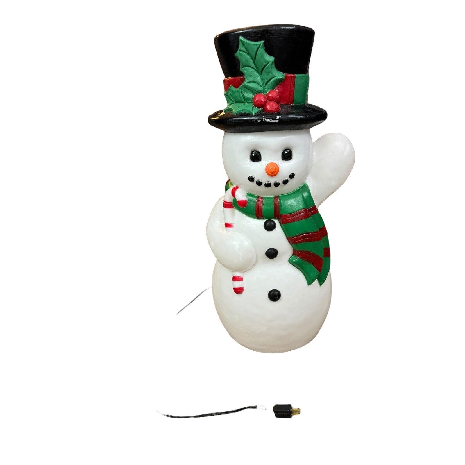 Gemmy Industries 24” Blowmold Snowman Christmas Indoor Outdoor Holiday Decor