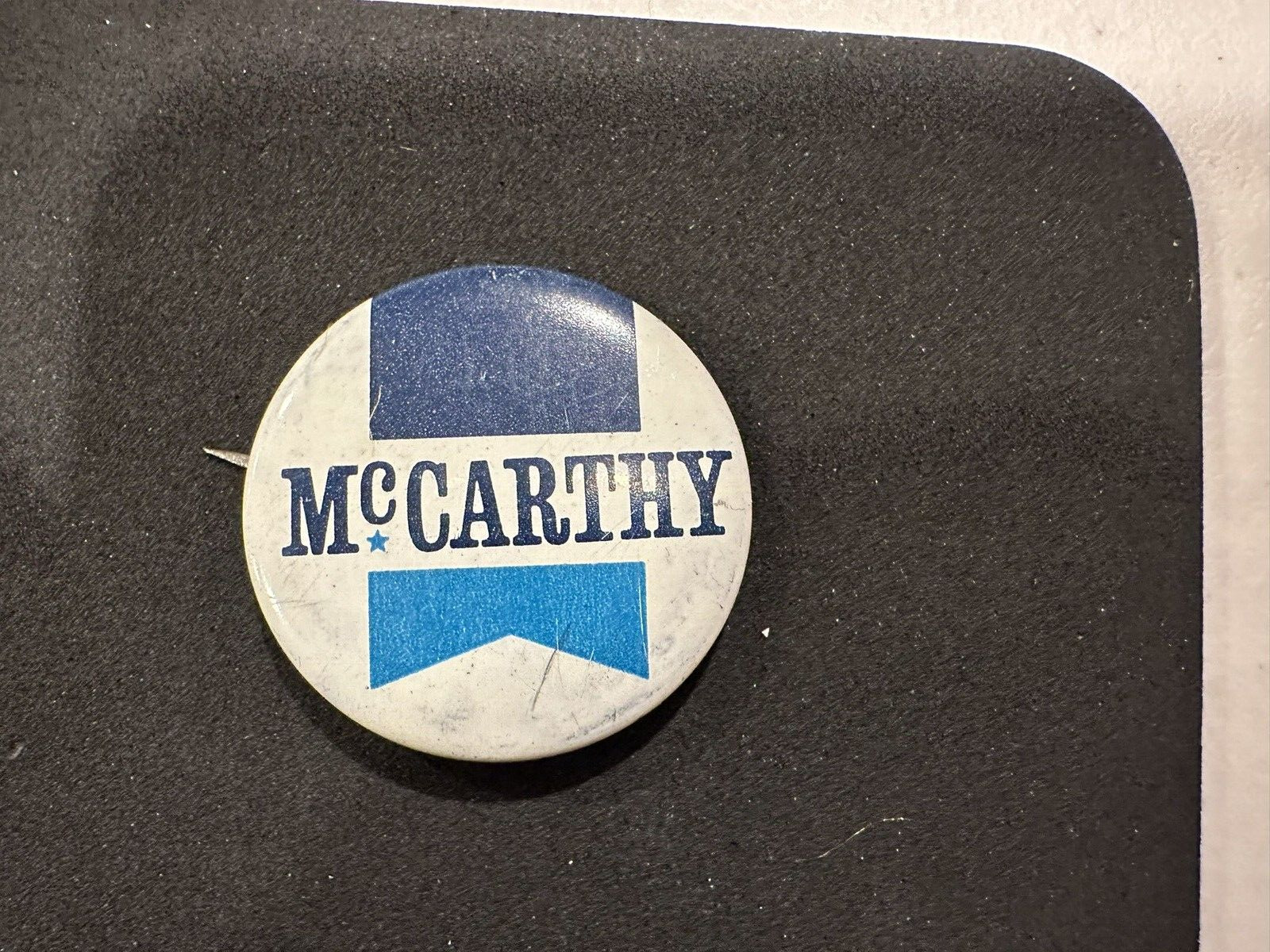 Vintage 1968 Eugene McCarthy Presidential Campaign Pinback Button
