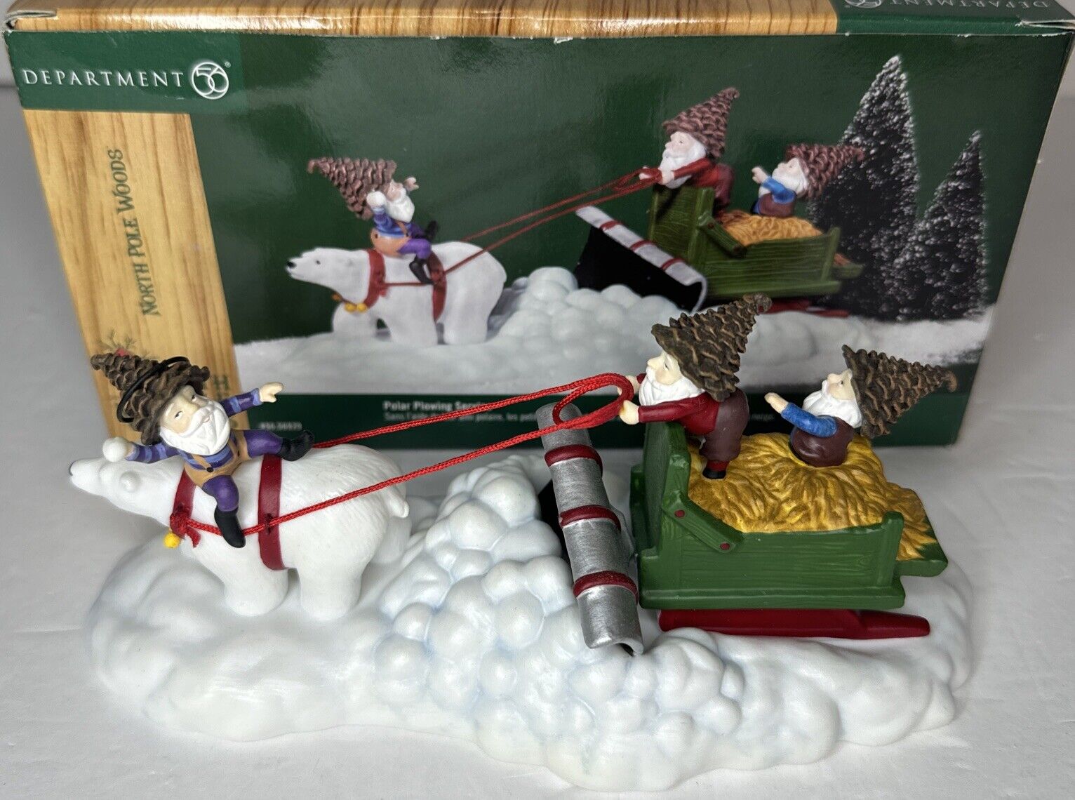 Department 56 “Polar Plowing Service” #56929 North Pole Woods - Retired - 2000