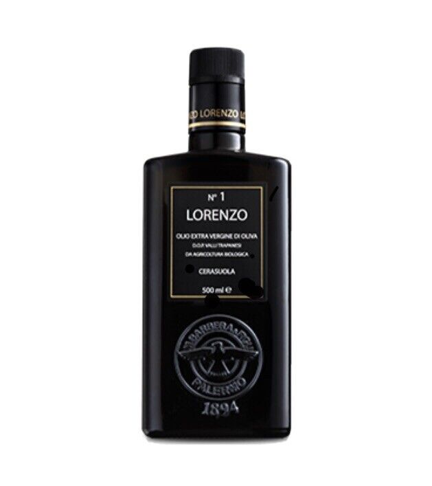 Lorenzo N.1 Sicilian Organic Extra Virgin Olive Oil DOP- 16.9oz (PACKS OF 6)