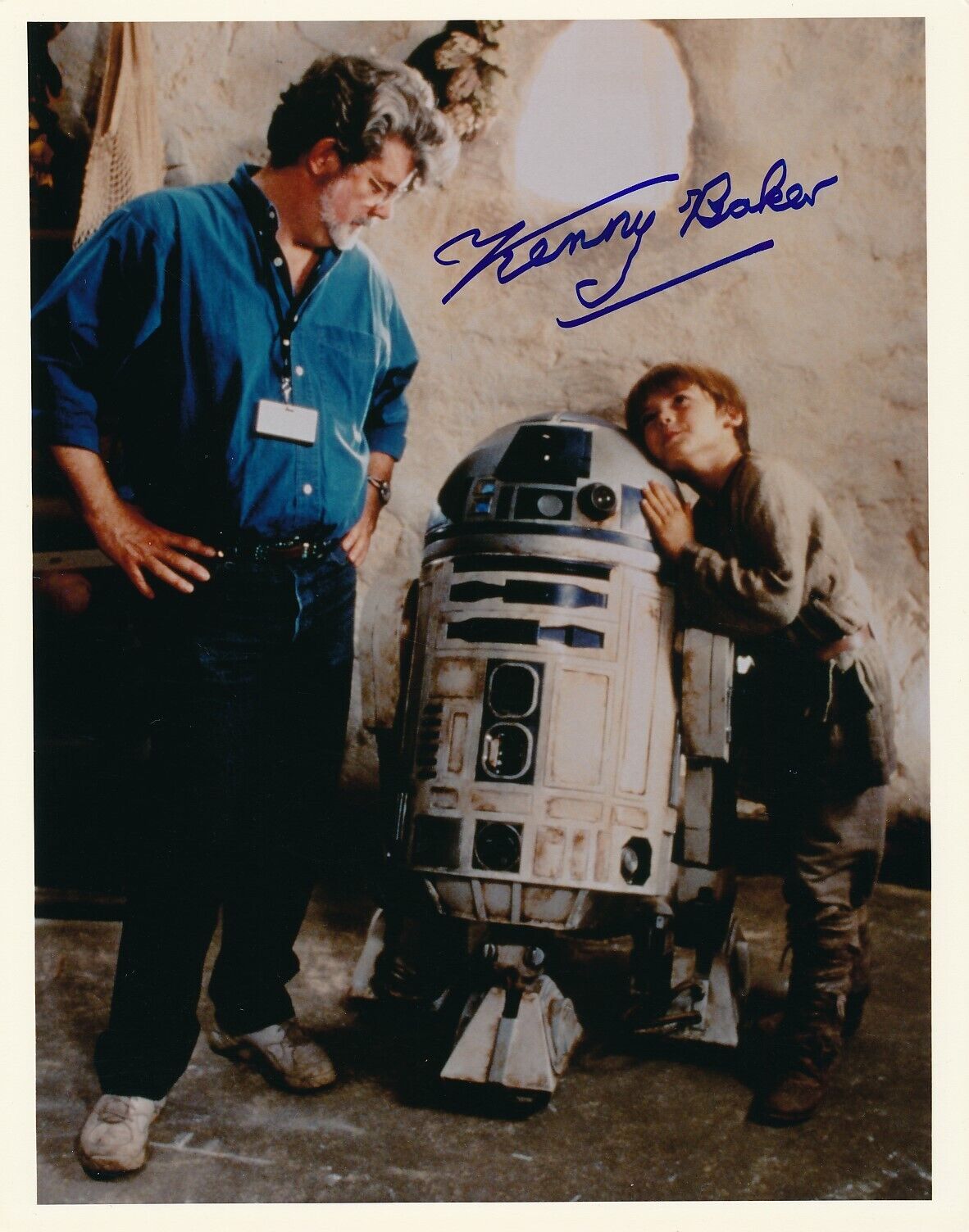 Kenny Baker- Signed Color Photograph from \