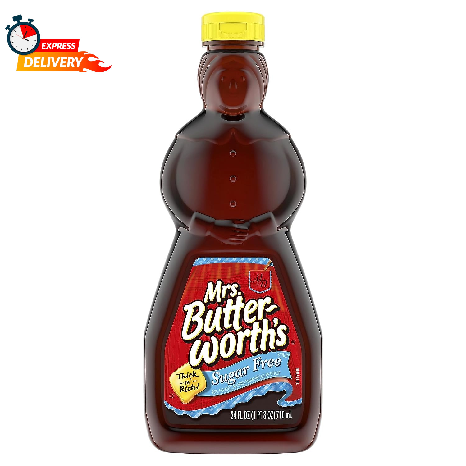 Thick and Rich Sugar Free Pancake Syrup, Sugar Free Maple Flavored Syrup for Pan