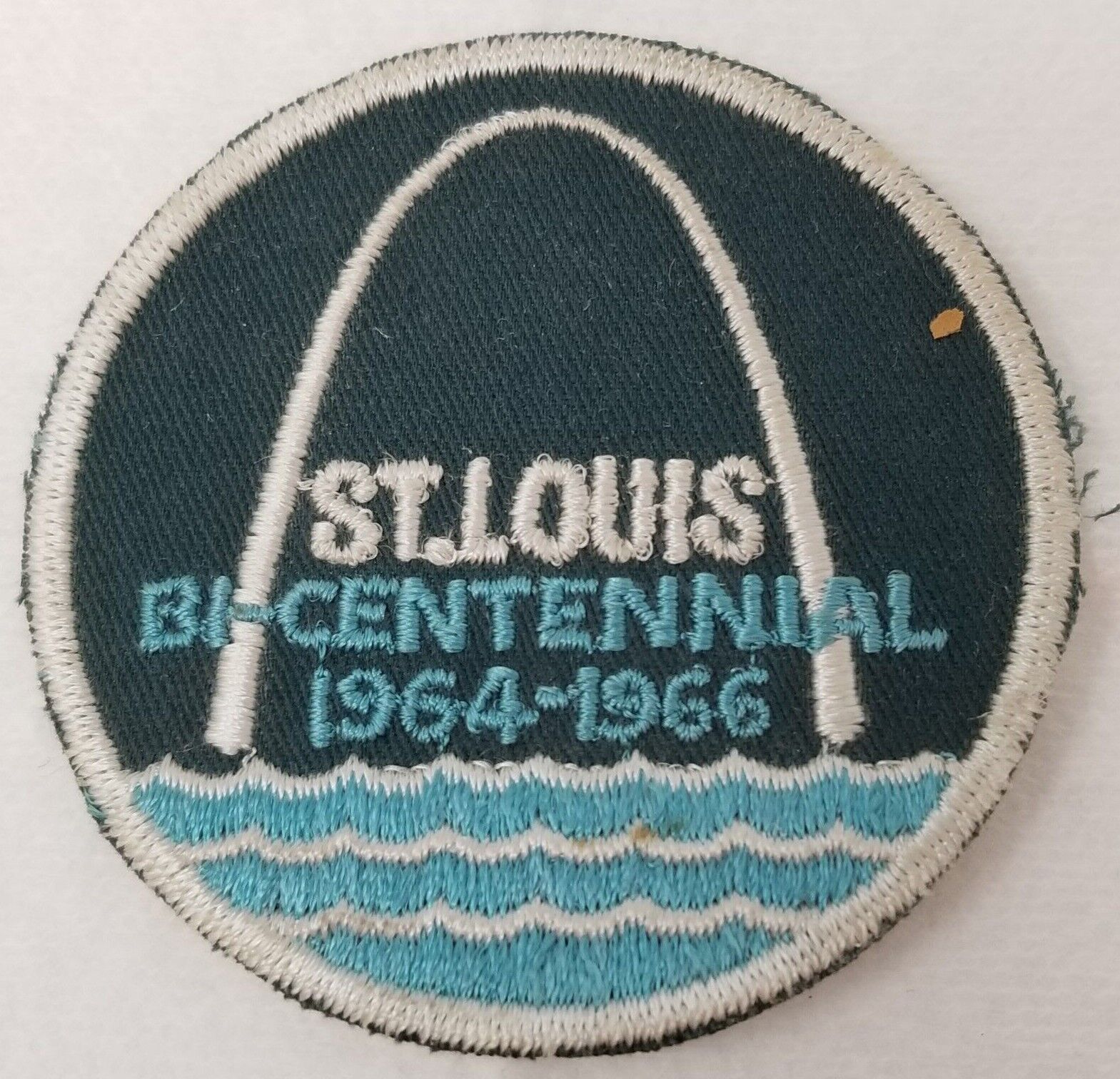 Patch St. Louis Bicentennial Celebration 1964-1966 Aqua Blue Arch