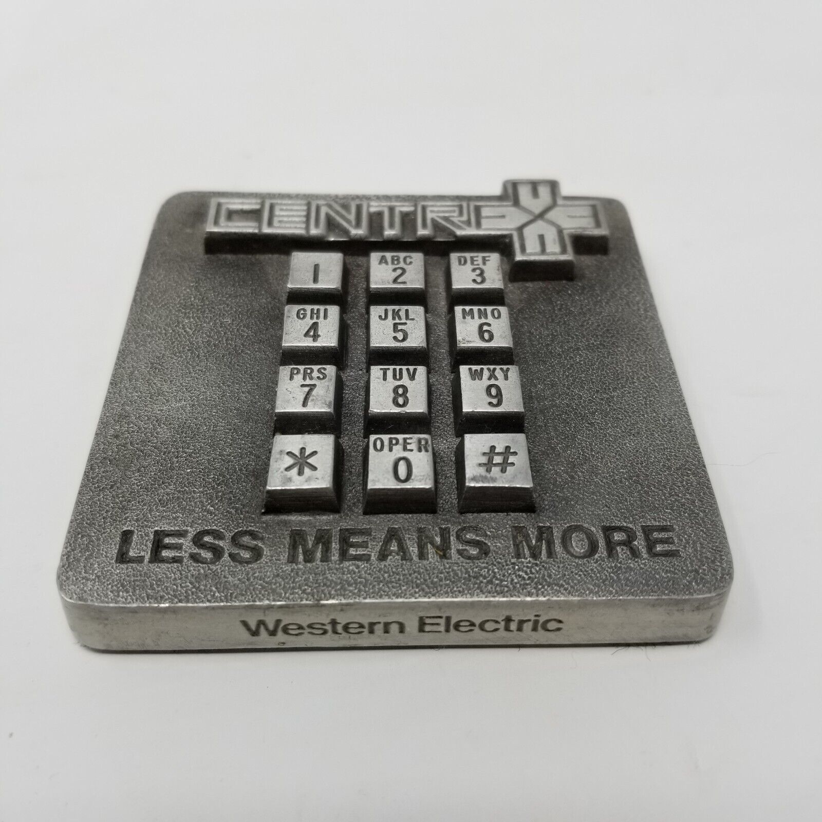 Centrex Western Electric Telephone Key Pad Paper Weight Less Means More