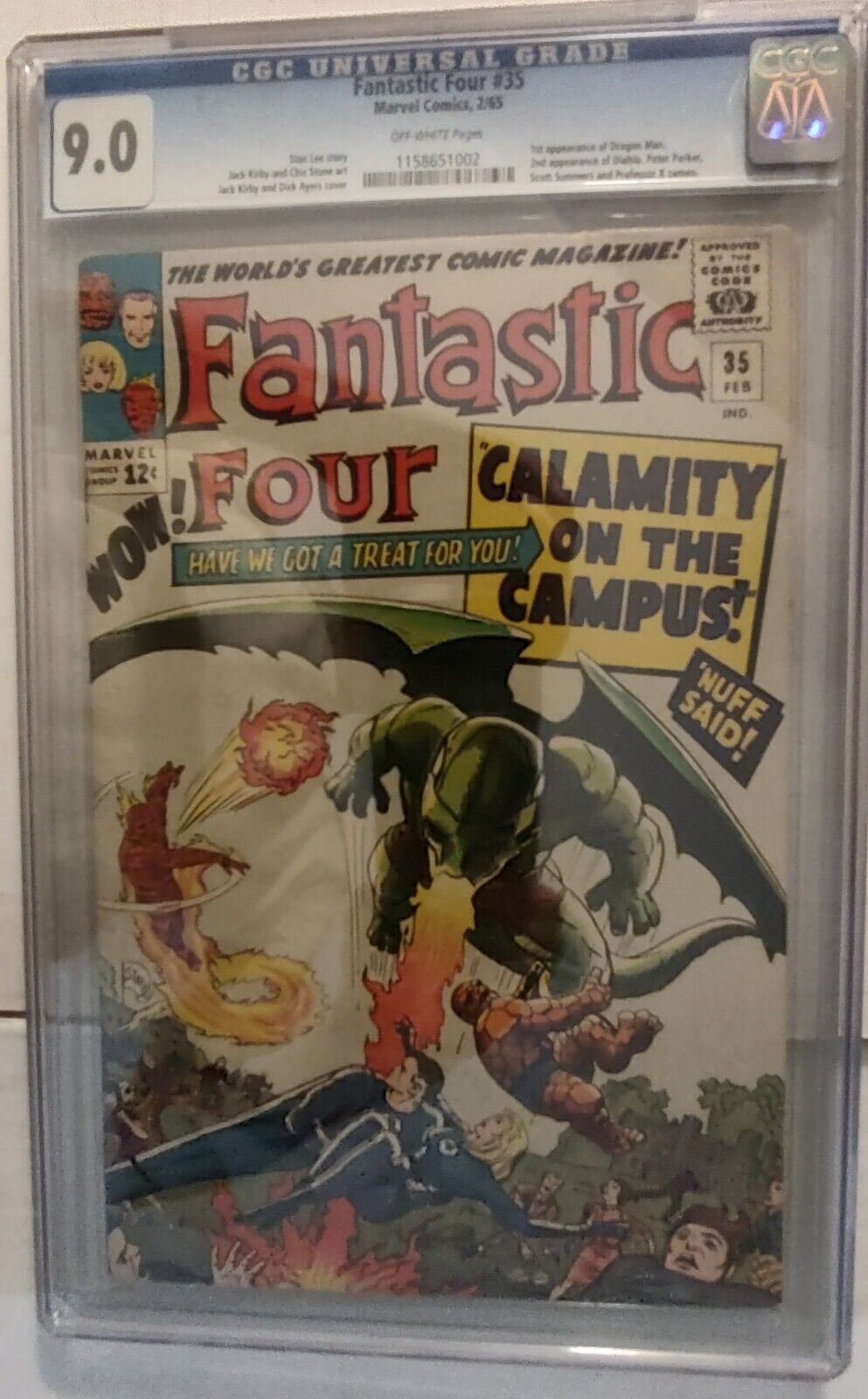 Fantastic Four #35 CGC 9.0