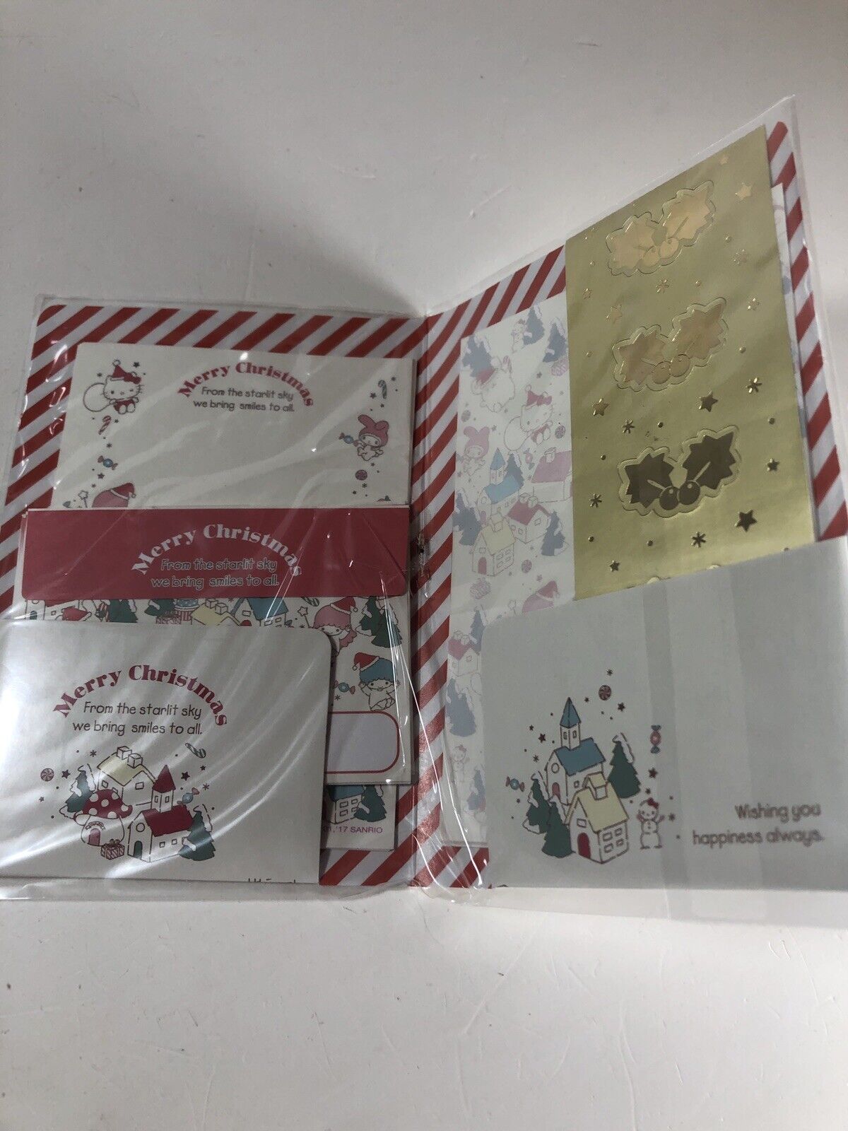 Sanrio Characters Christmas Stationery Set Letters Envelopes Rare Japan NEW