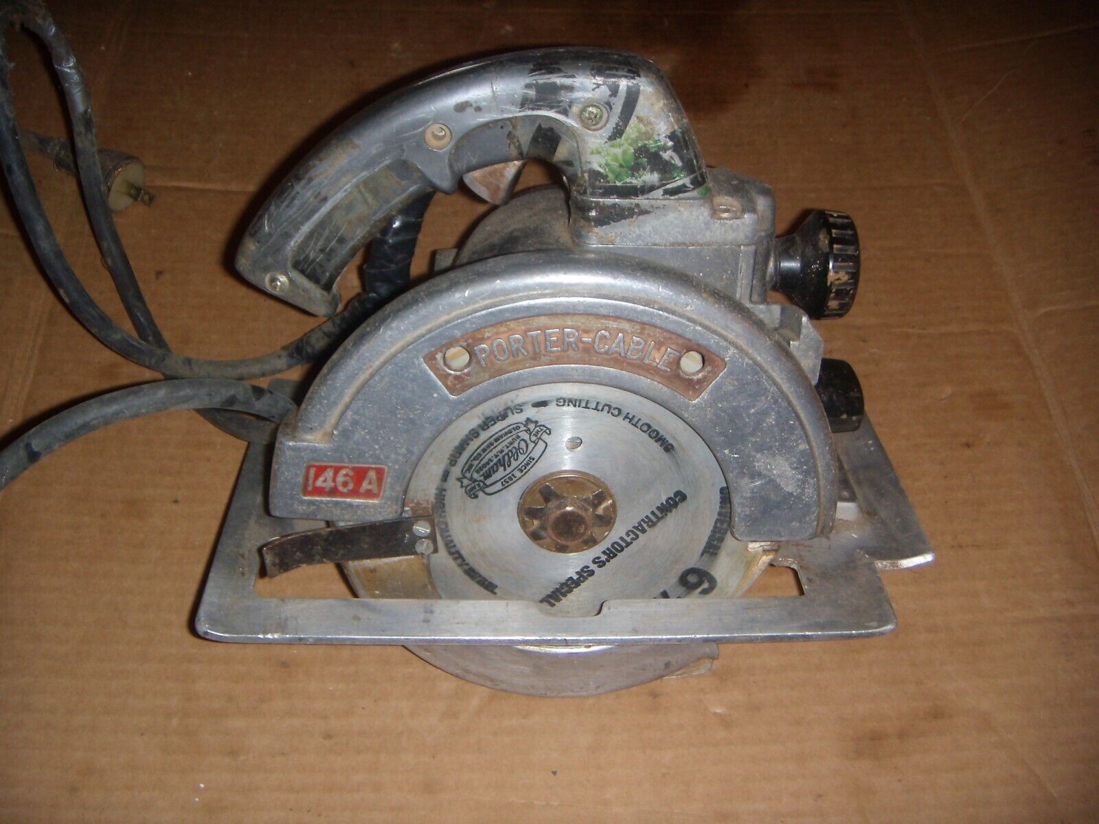Porter Cable Model 146A Circular Saw 6 1/2 Inch 1950\'s TESTED