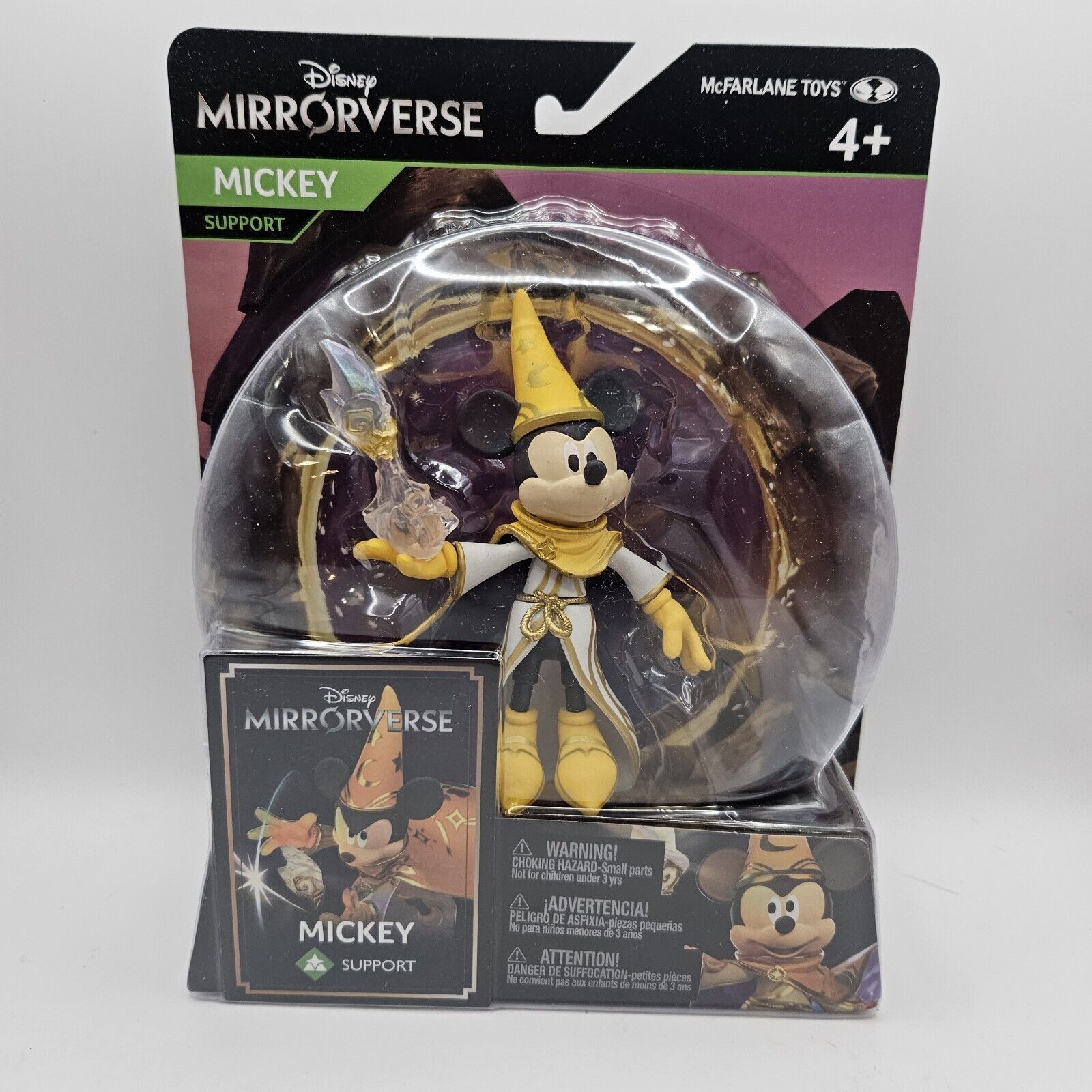 Disney Mirrorverse Mickey 12 In Statue McFarlane Toys Sorcerer NEW SEALED