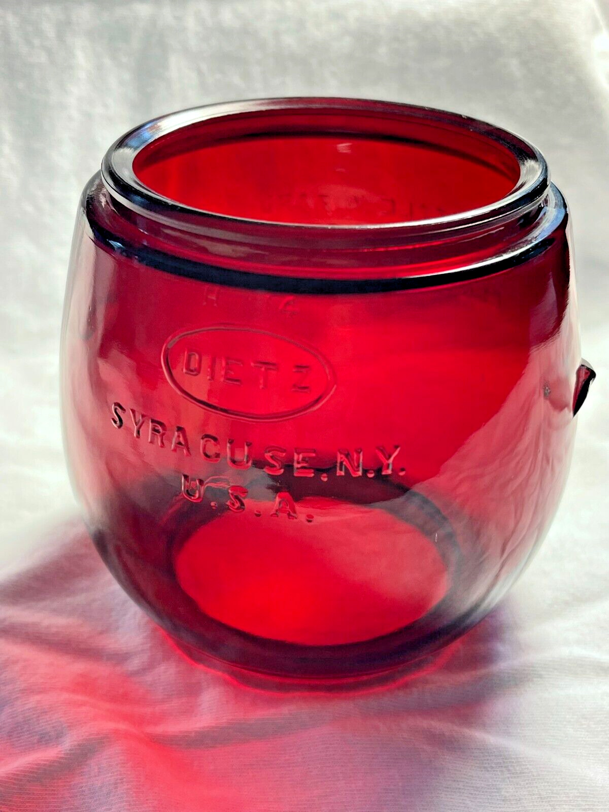 Ruby Red Dietz Little Wizard Lantern Globe Never Used