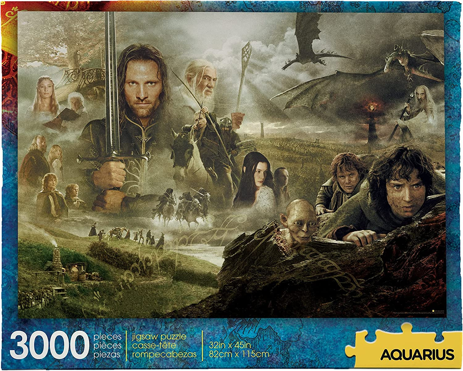 Aquarius Lord of the Rings (3000 Piece Jigsaw Puzzle) - Officially Licensed Lord