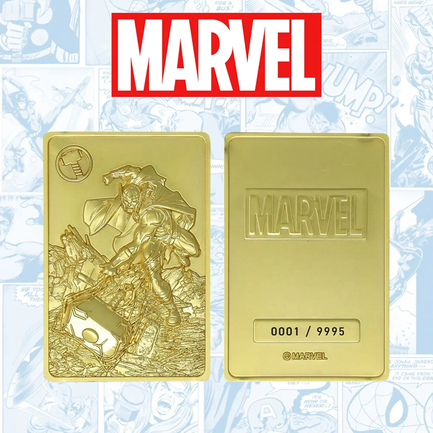 FaNaTtiK Marvel Avengers Thor Limited Edition Collectible Ingot -9,995 Made RARE