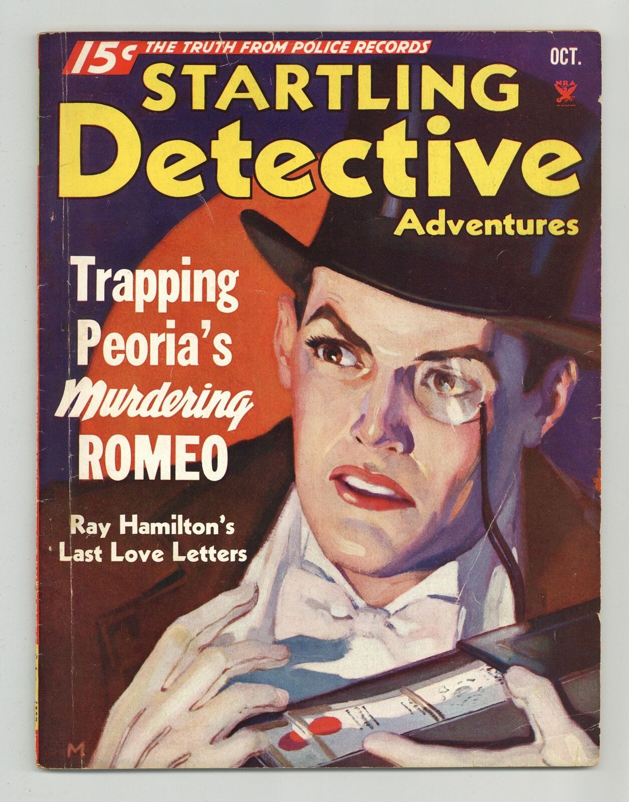 Startling Detective Adventures Pulp / Magazine Oct 1935 #87 VG 4.0
