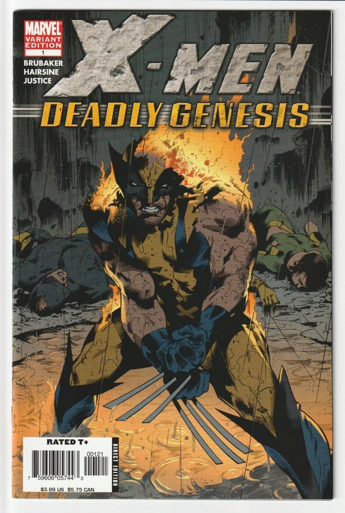 Marvel Deadly Genesis #1 Hairsine Variant 1st App Vulcan X-Men \'97 new 2006 NM