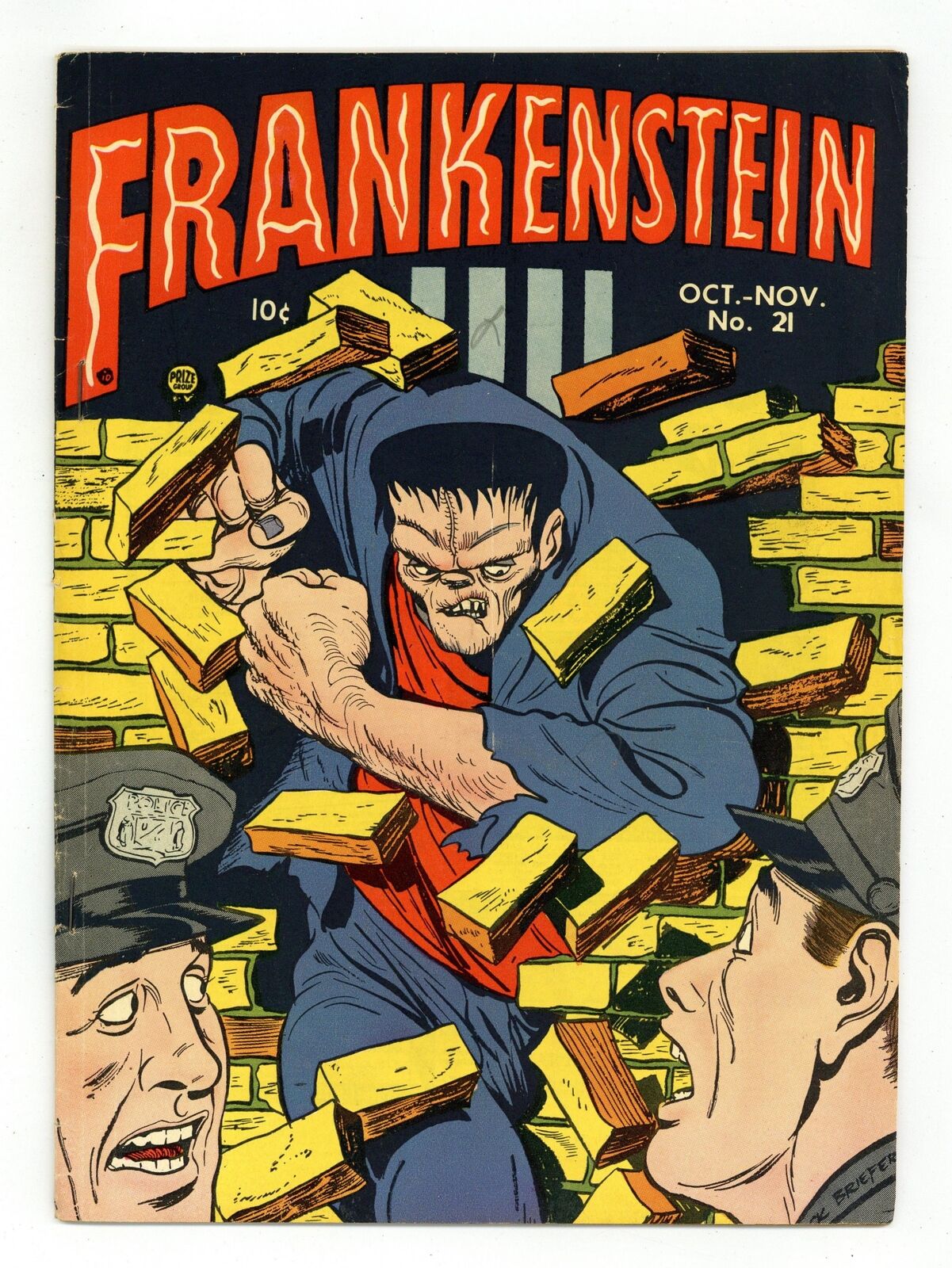 Frankenstein Comics #21 VG+ 4.5 1952