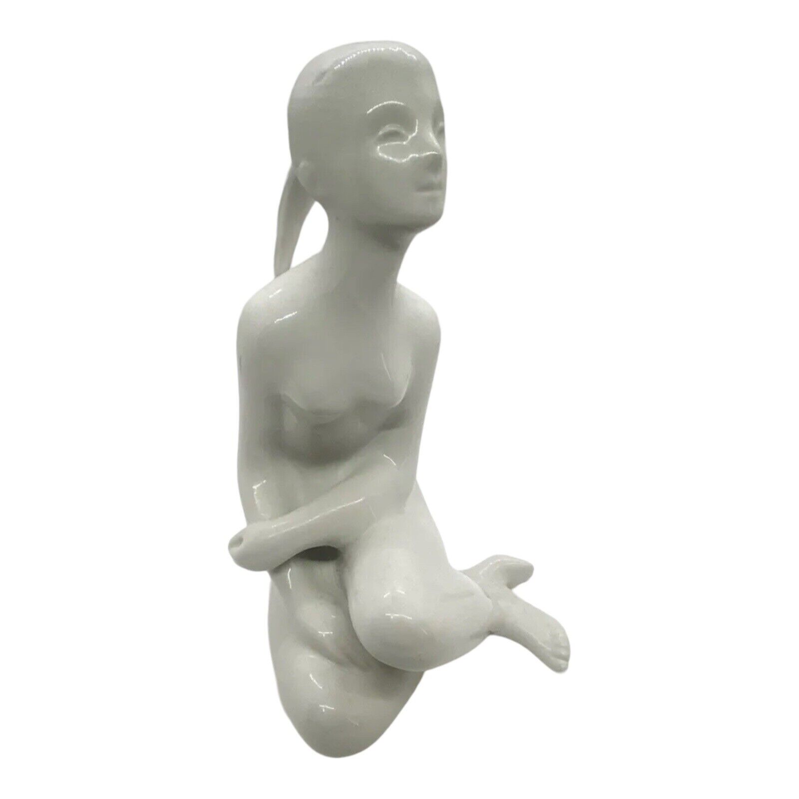 Vintage Artistic Royal Dux Czech Delicate Nude Porcelain Figurine Collectible
