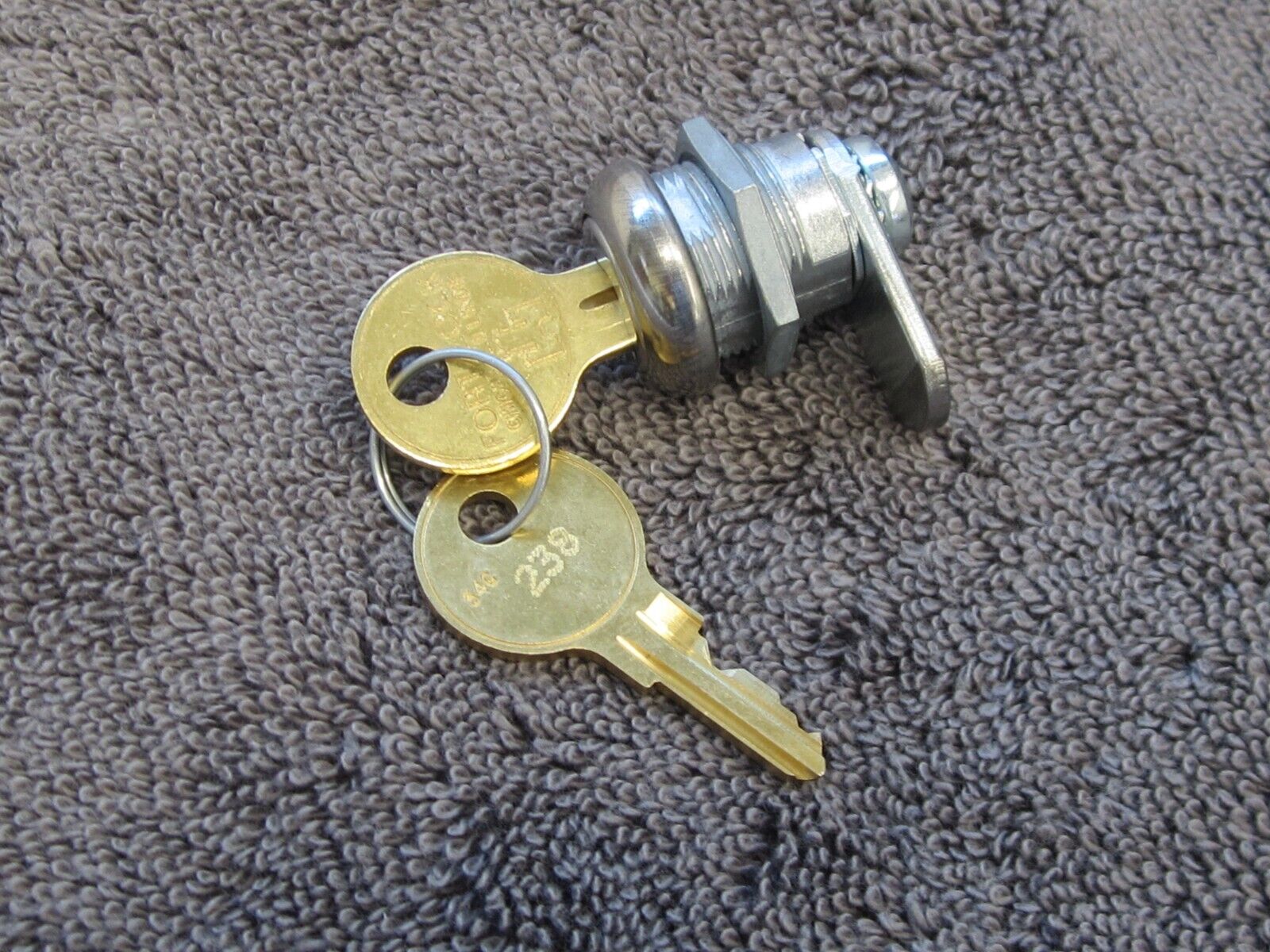 NEW LOCK 2 KEYS for YOUR Duncan FINE-O-METER, parking meter fine collection box