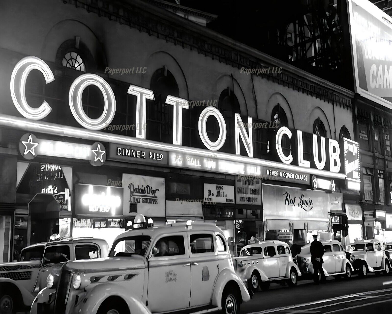 1930s Cotton Club Speakeasy Harlem New York  8x10 Photo