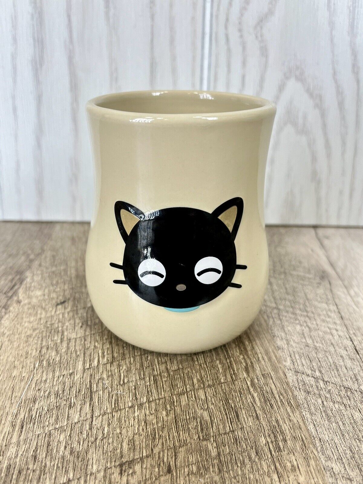 Sanrio Chococat Small Ceramic Juice Mug Or Rinse Cup Pencil Cup Vintage Y2K RARE