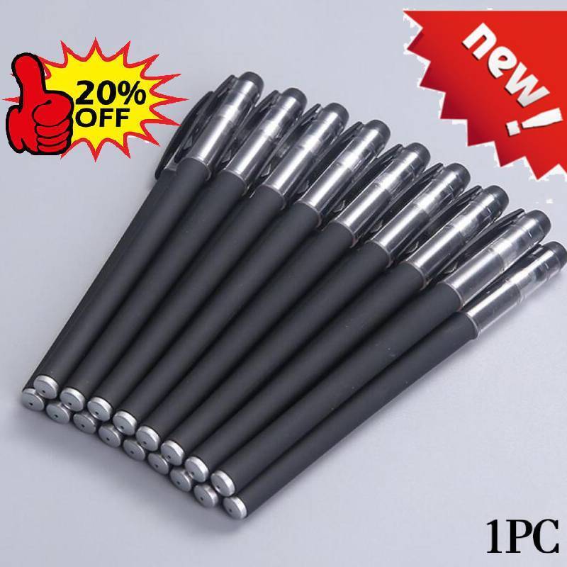 New Black Gel Pen 0.5mm Full Matte Water Writing Pens Stationery Supply^.