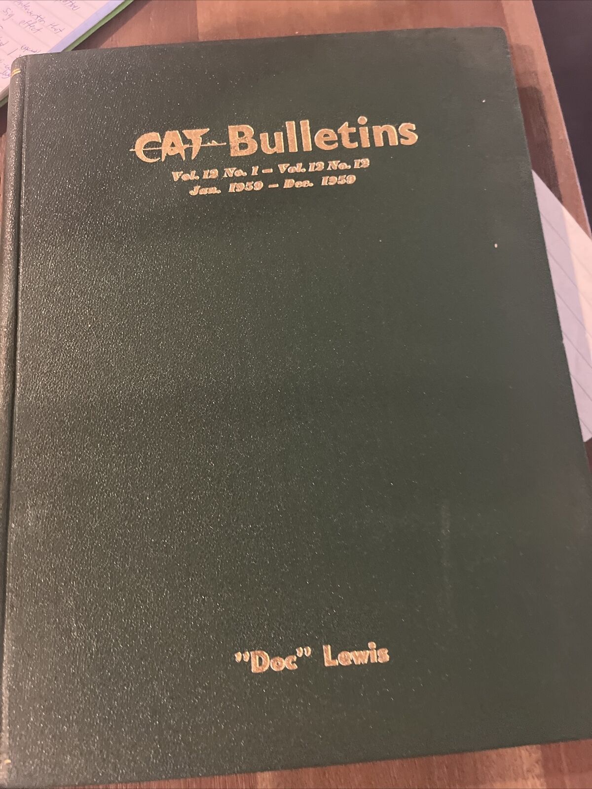 Vintage Civil Air Transport CAT  The Bulletin Vol.12 No.1-12 1959