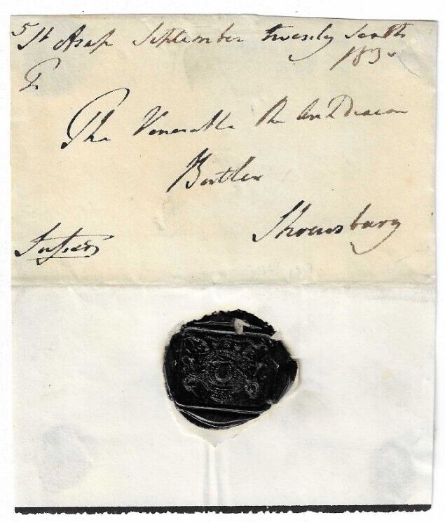 1837 Prince Augustus Frederick, Duke of Sussex King George III Son Signed Cover