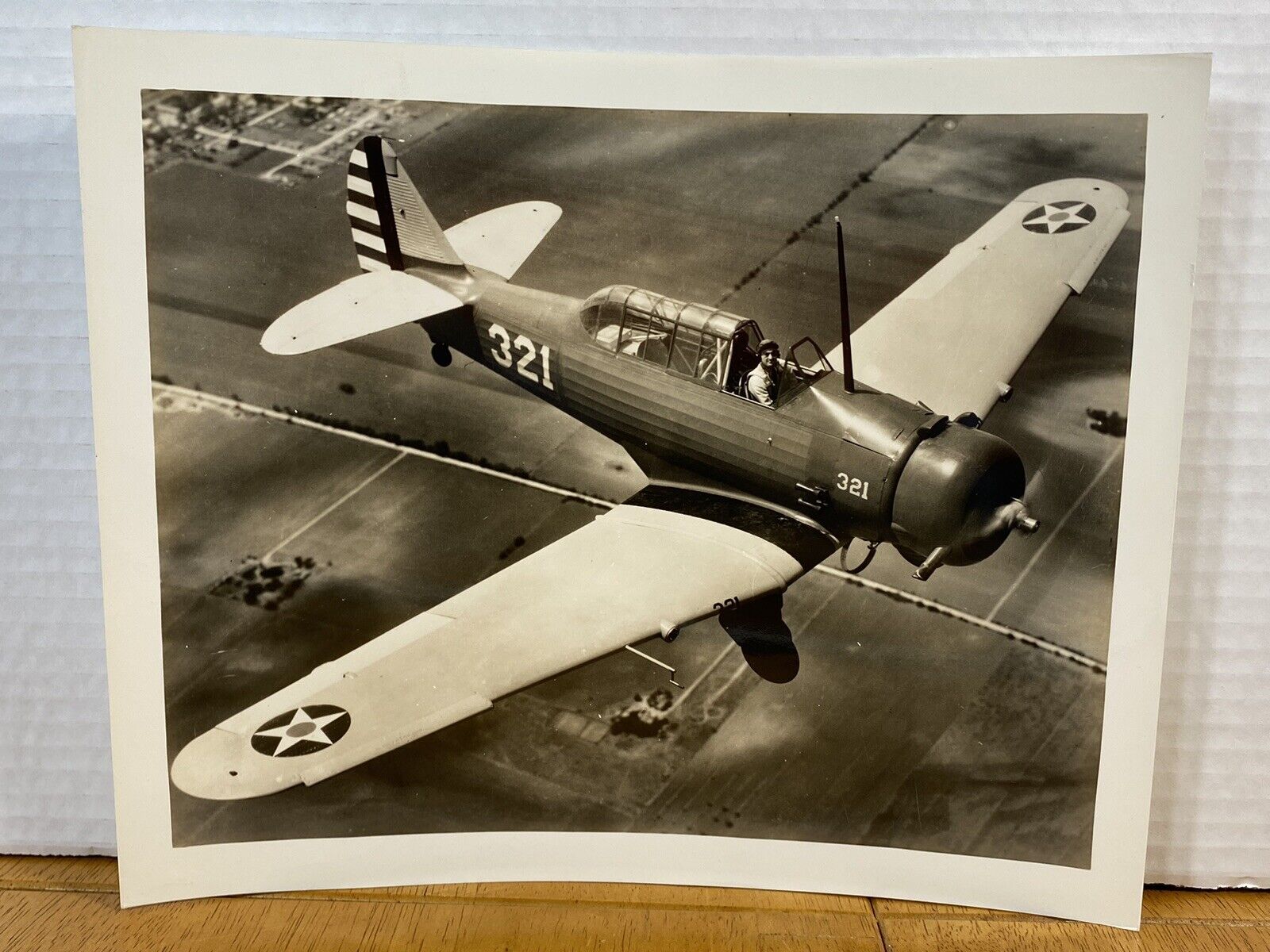 North American BT-9 USAAC World War II single engine monoplane trainer aircraft