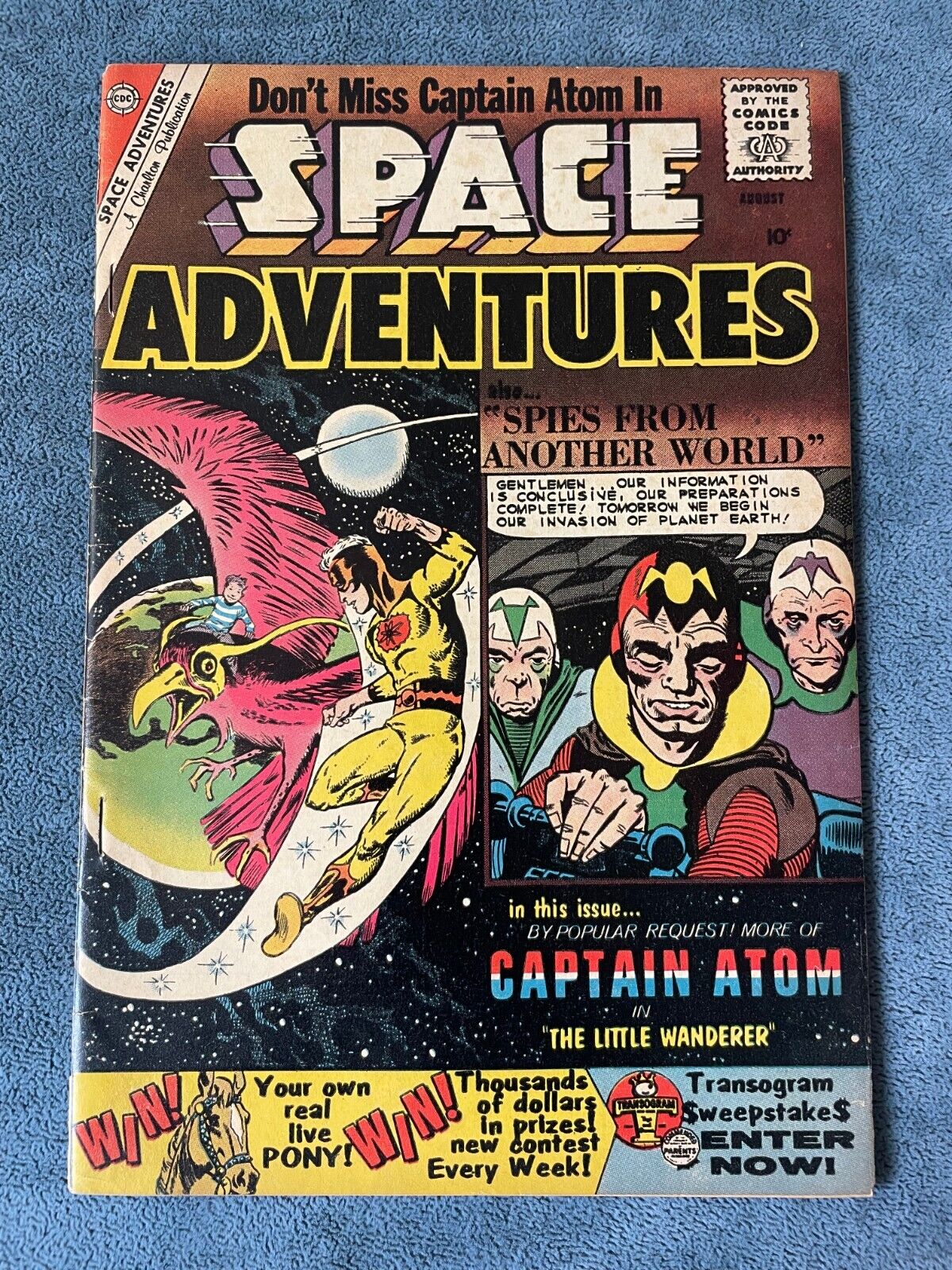 Space Adventures #35 1960 Charlton Comics Group Captain Atom Ditko FN/VF