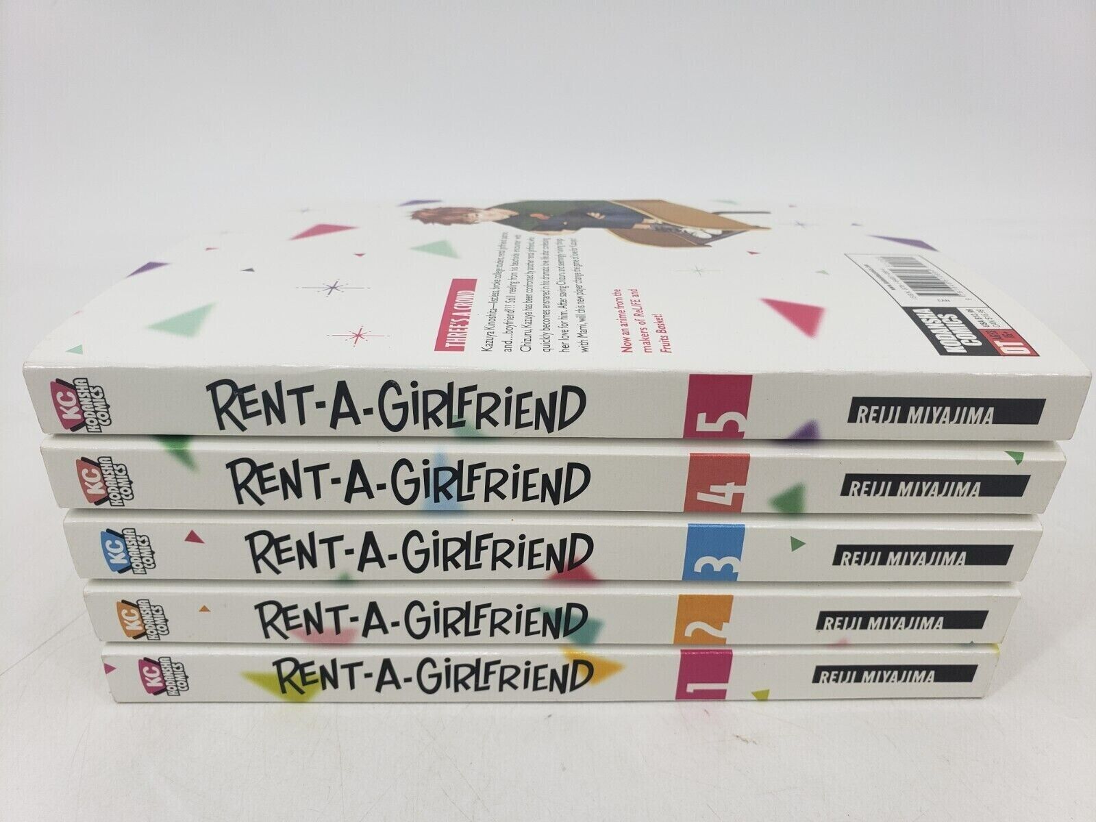 Rent-a-Girlfriend Manga Lot (Volumes 1 - 5)