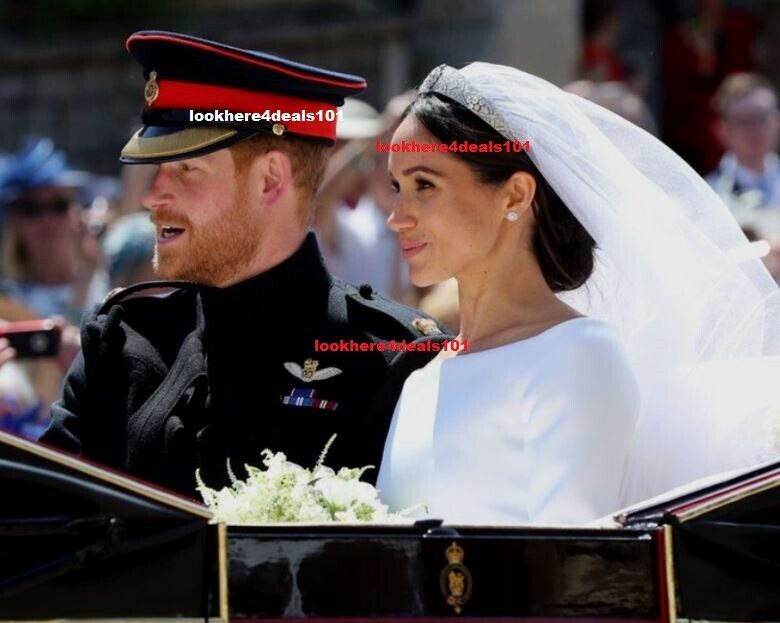 Meghan Markle Photo 4x6 Prince Harry Royal Wedding Carriage London England 