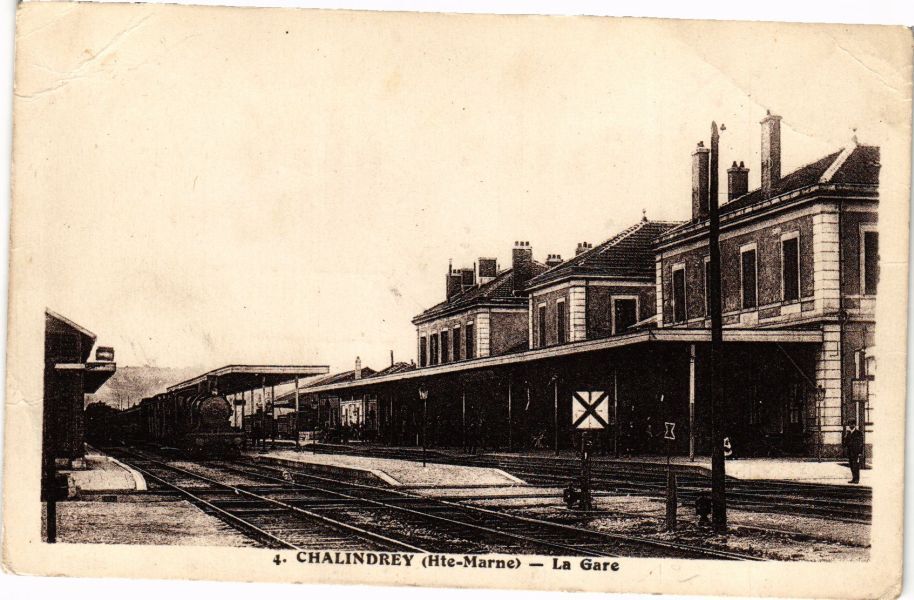CPA AK CHALINDREY - La Gare (210191)