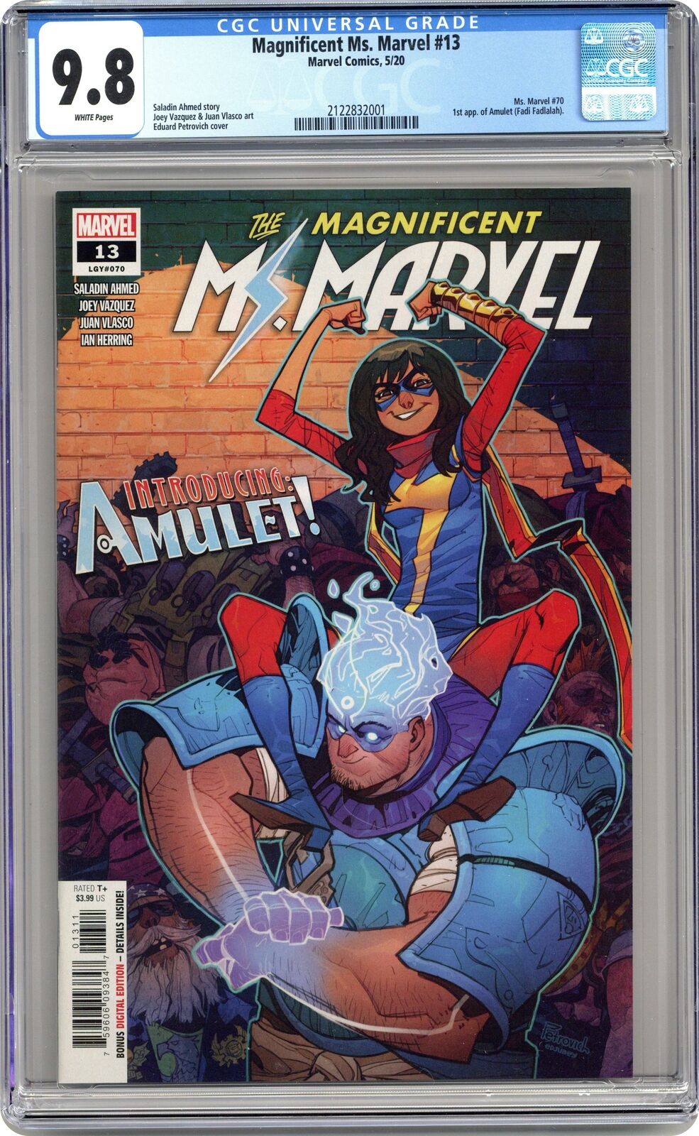 Magnificent Ms. Marvel #13A Petrovich CGC 9.8 2020 2122832001