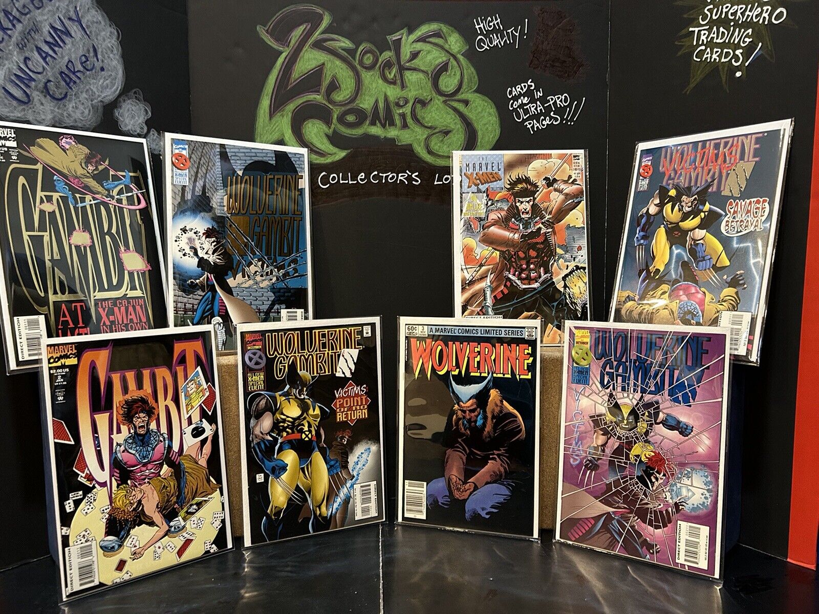 Wolverine Gambit Comic Book Lot 8 Marvel Comics
