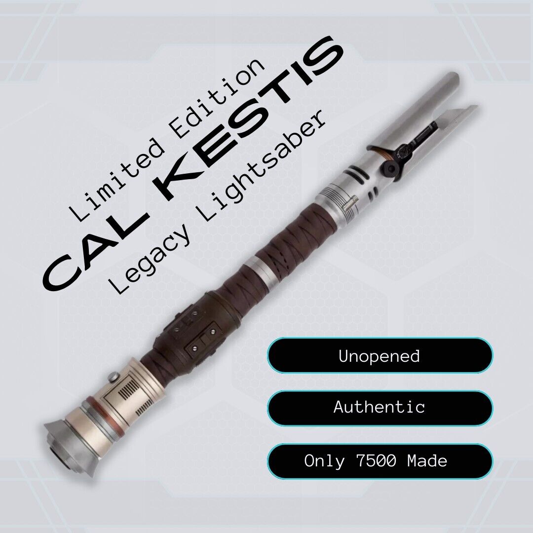 Unopened Cal Kestis Lightsaber | Limited Ed. | Authentic Star Wars Collectible