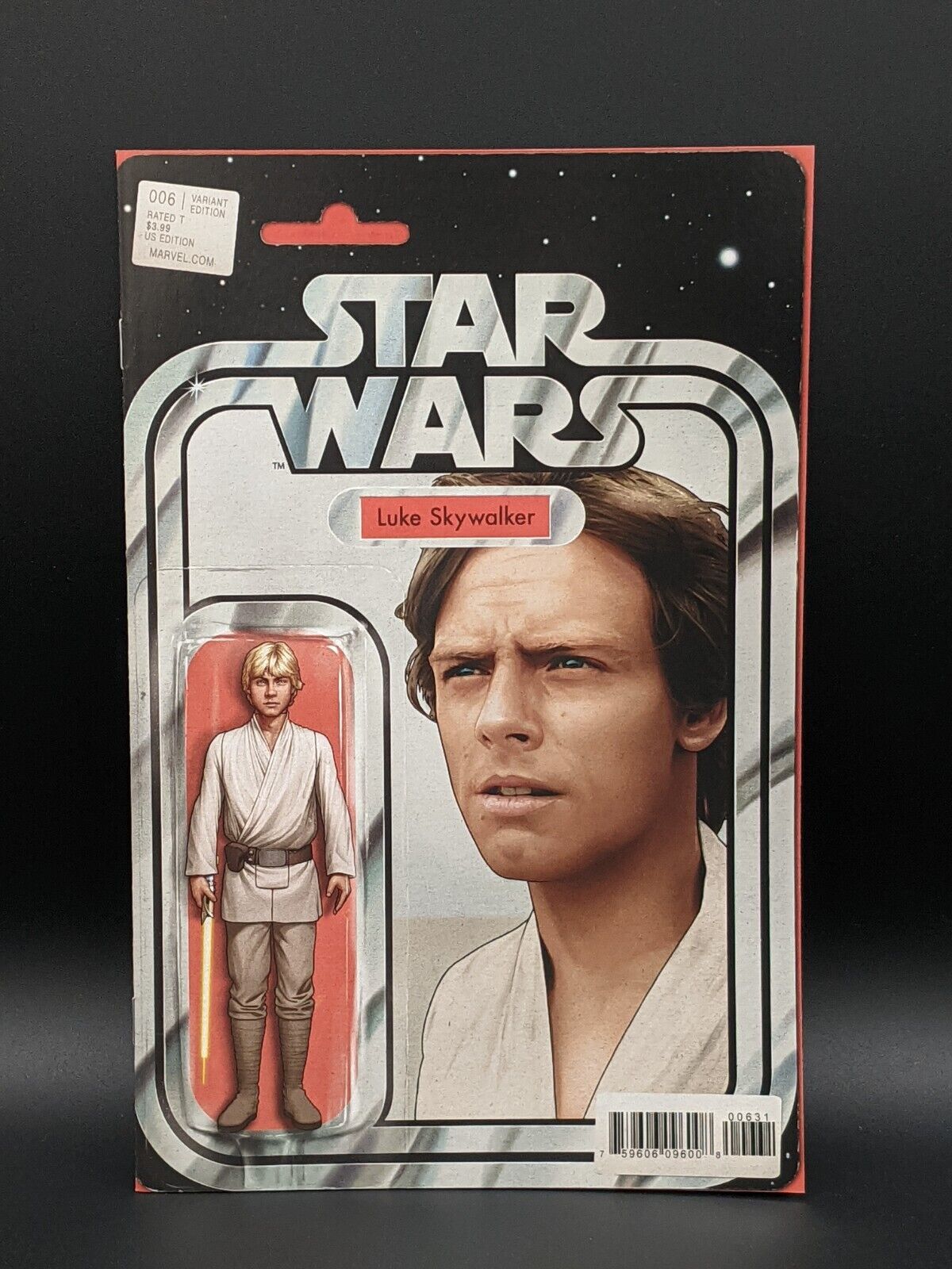 Marvel Comics Star Wars 6 Luke Skywalker Action Figure Variant NM unread