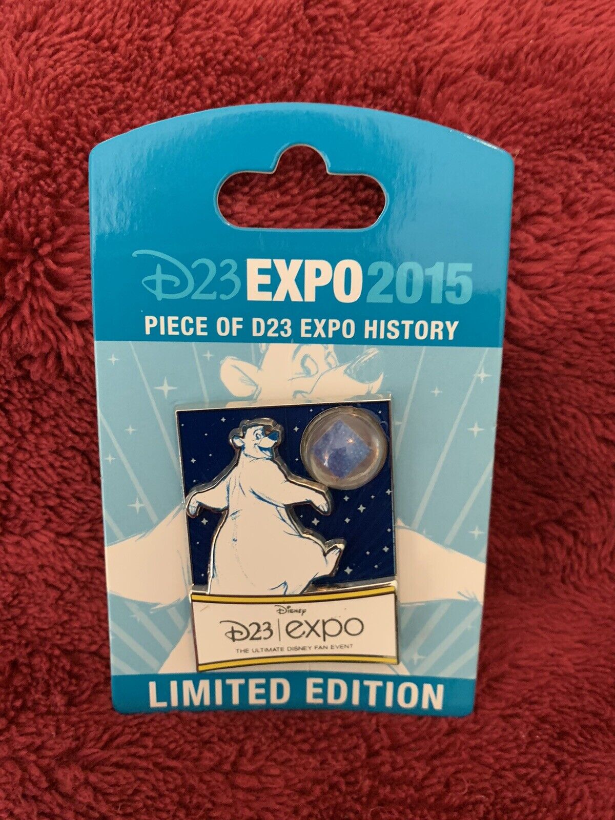 Disney Pin 2015  PIECE OF D23 EXPO HISTORY Fan event Exclusive LE NEW