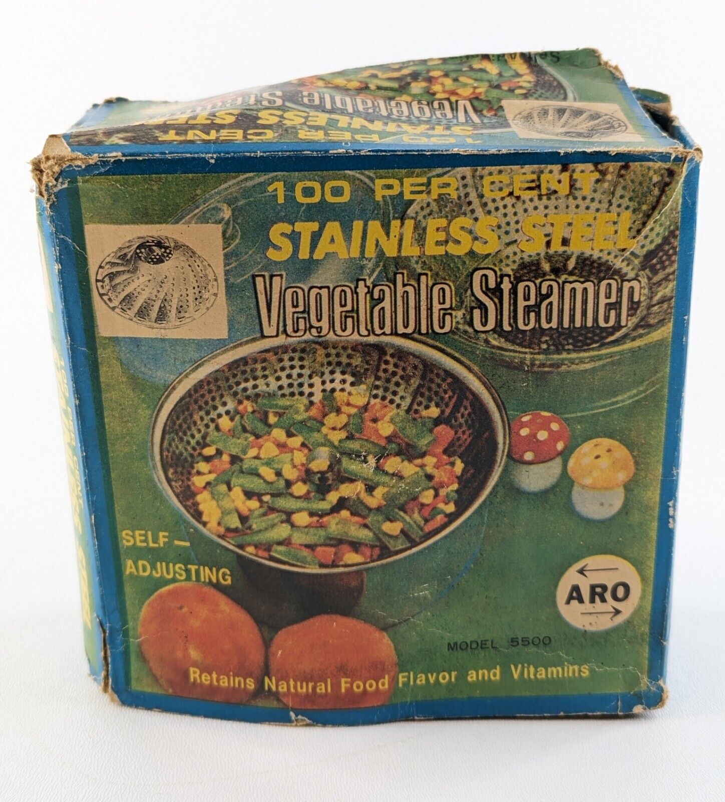 Vintage ARO Food Vegetable Steamer Kitchen Stainless Steel 1973 - NEW, NOW, WOW
