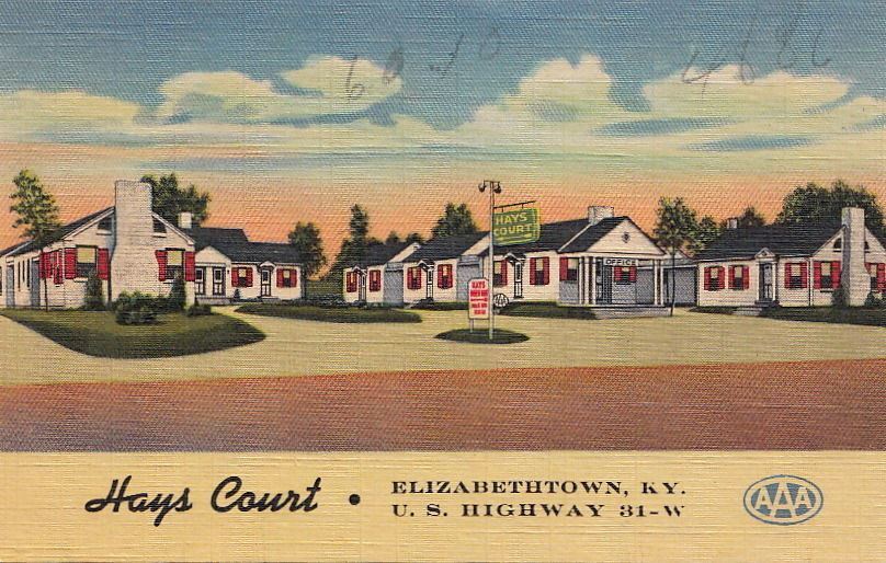  Postcard Hays Court Elizabethtown KY 