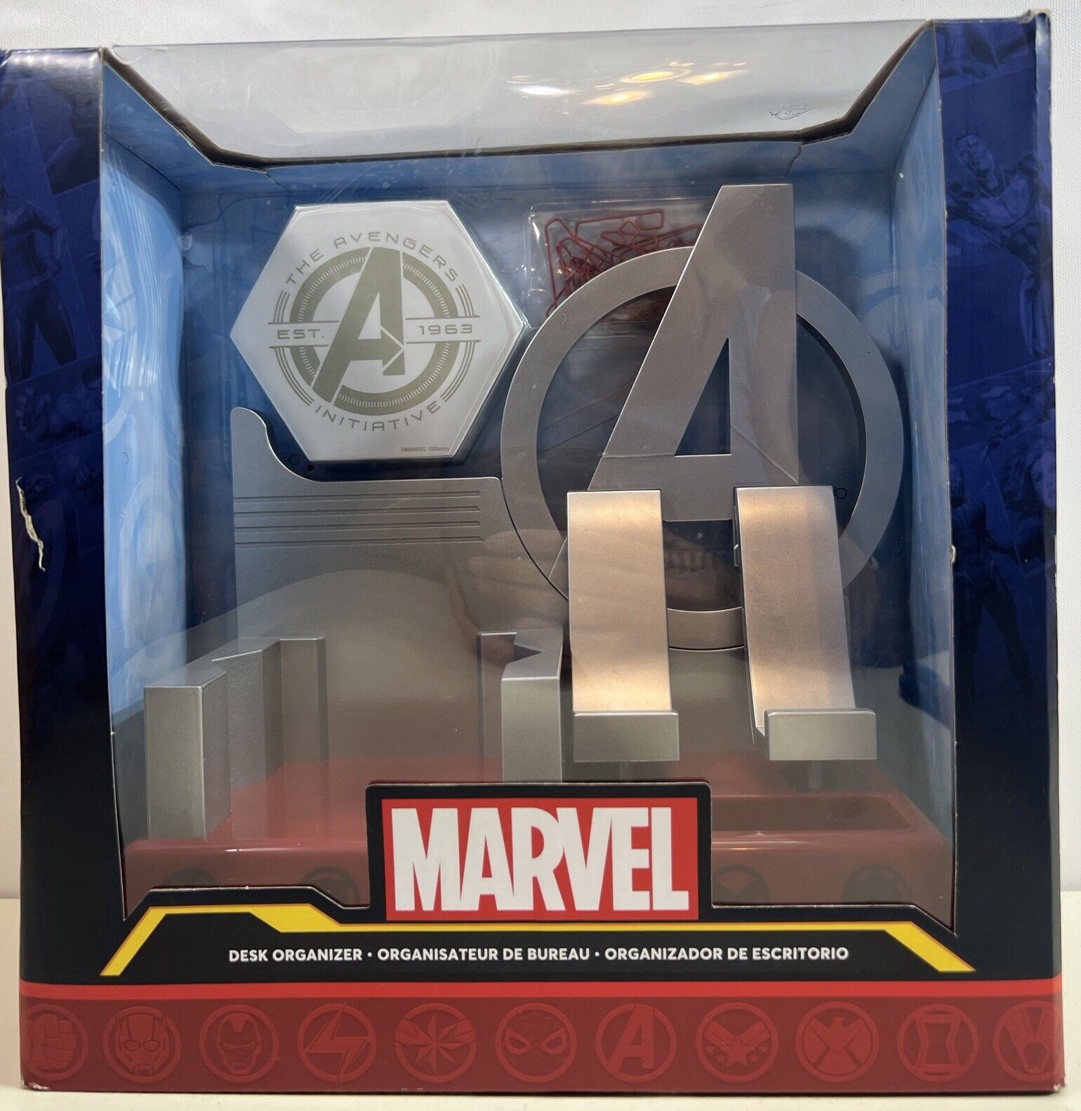 Disney Parks Marvel Avengers Desk Organizer New OPEN Box