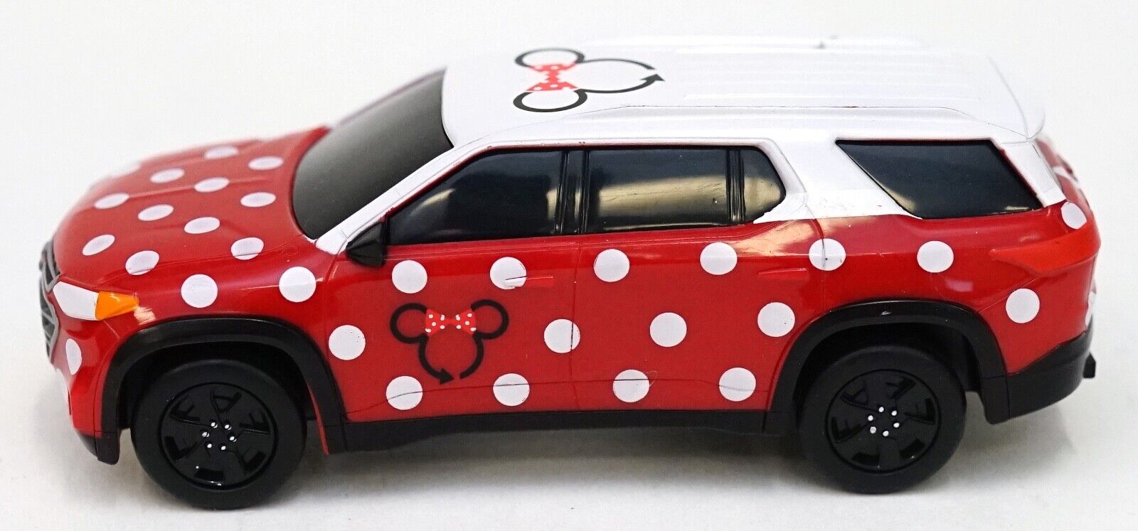 New Disney Parks GM Official Product Red Polka Dot Minnie Van Toy Car