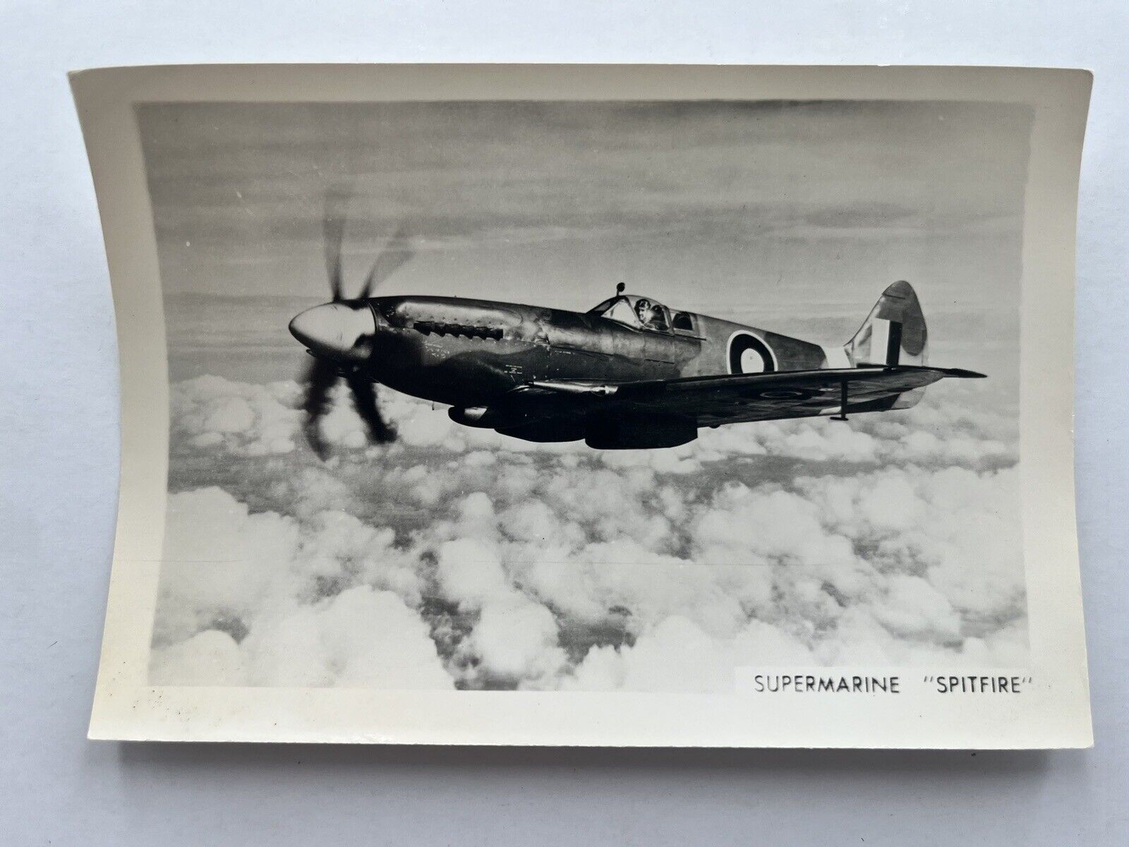 3.5”x5” Reprint Photo WWII British Supermarine Spitfire Fighter Aircraft