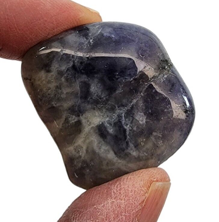 Iolite Polished Crystal Stone India 14.8 grams