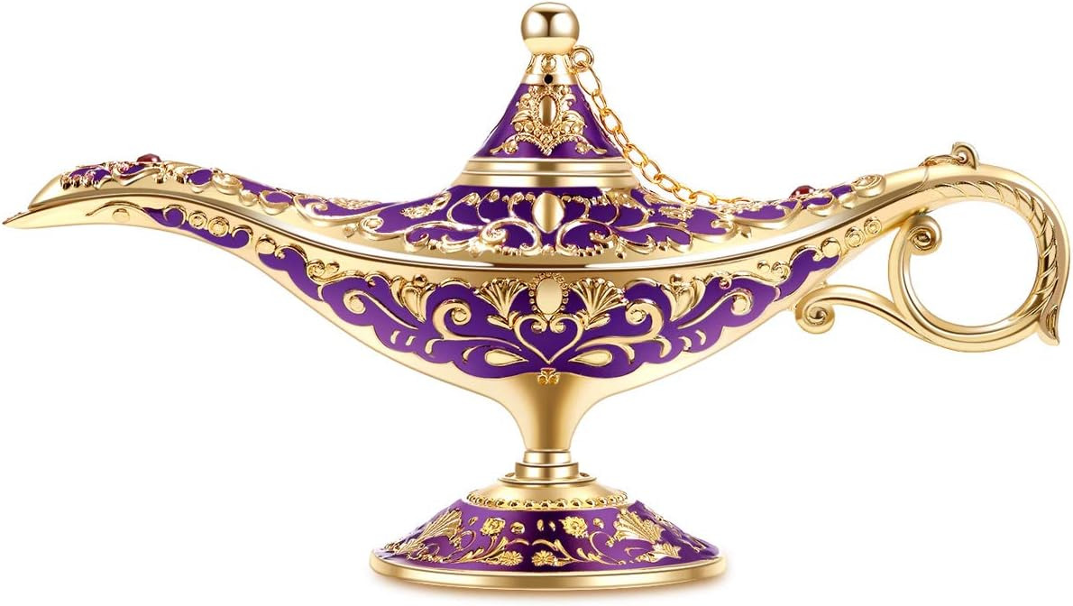 Gusnilo Vintage Aladdin Magic Lamp Genie Collectors Edition /Wedding Table Deco