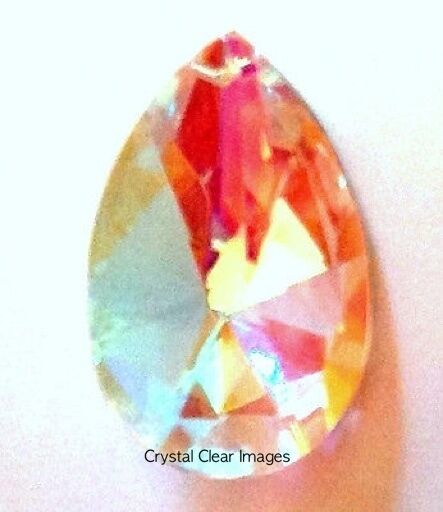 50mm Asfour AB Aurora Borealis Teardrop Chandelier Crystal Prisms Wholesale CCI