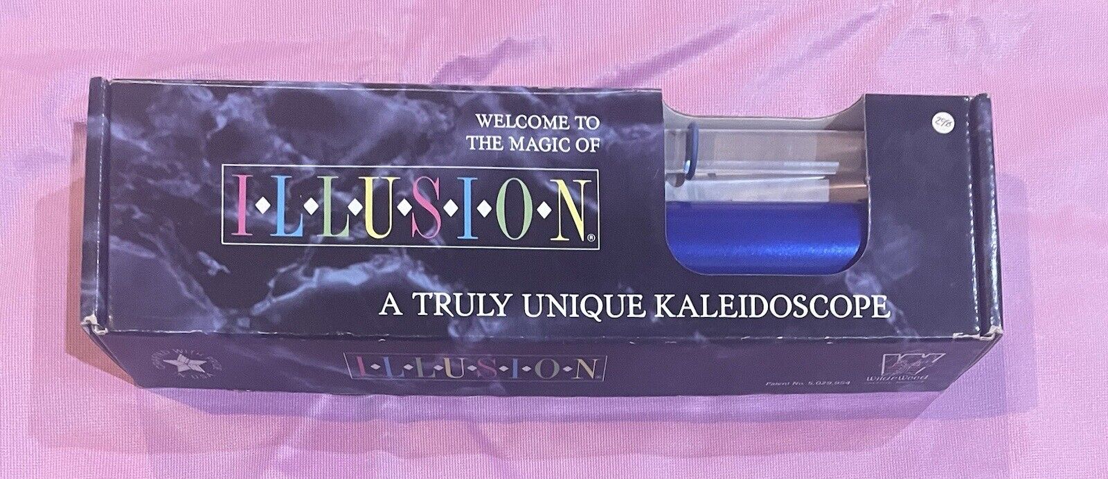 Vintage ILLUSION A Truly Unique Kaleidoscope With Glitter Space Tube 1989