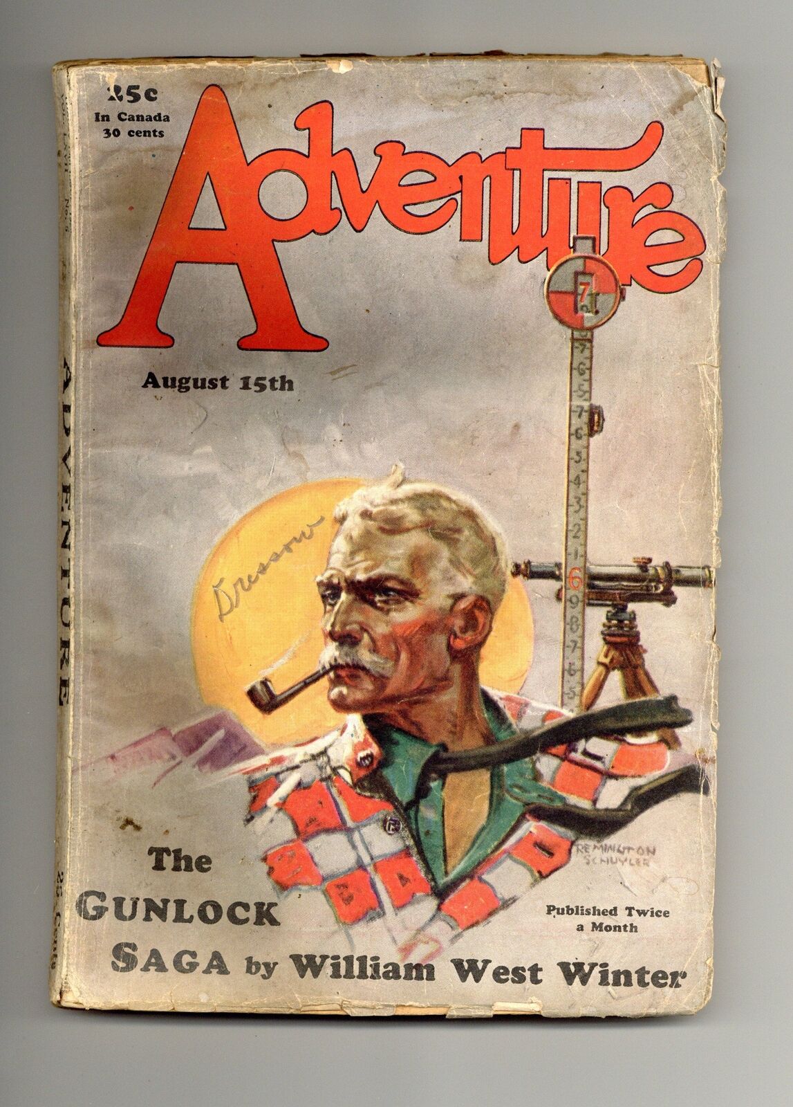 Adventure Pulp/Magazine Aug 15 1928 Vol. 67 #5 GD
