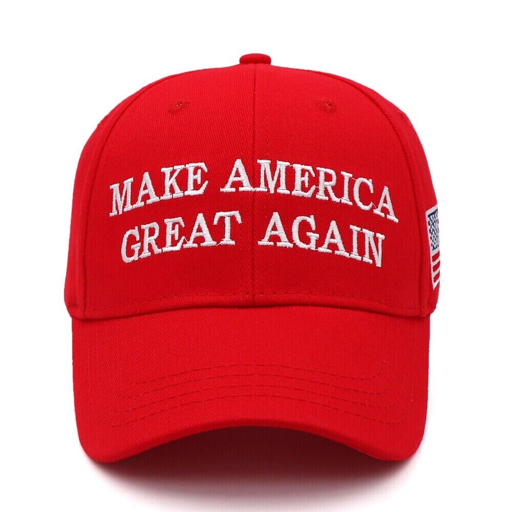 MAGA Make America Great Again President Donald Trump Hat Cap Embroidered Flag