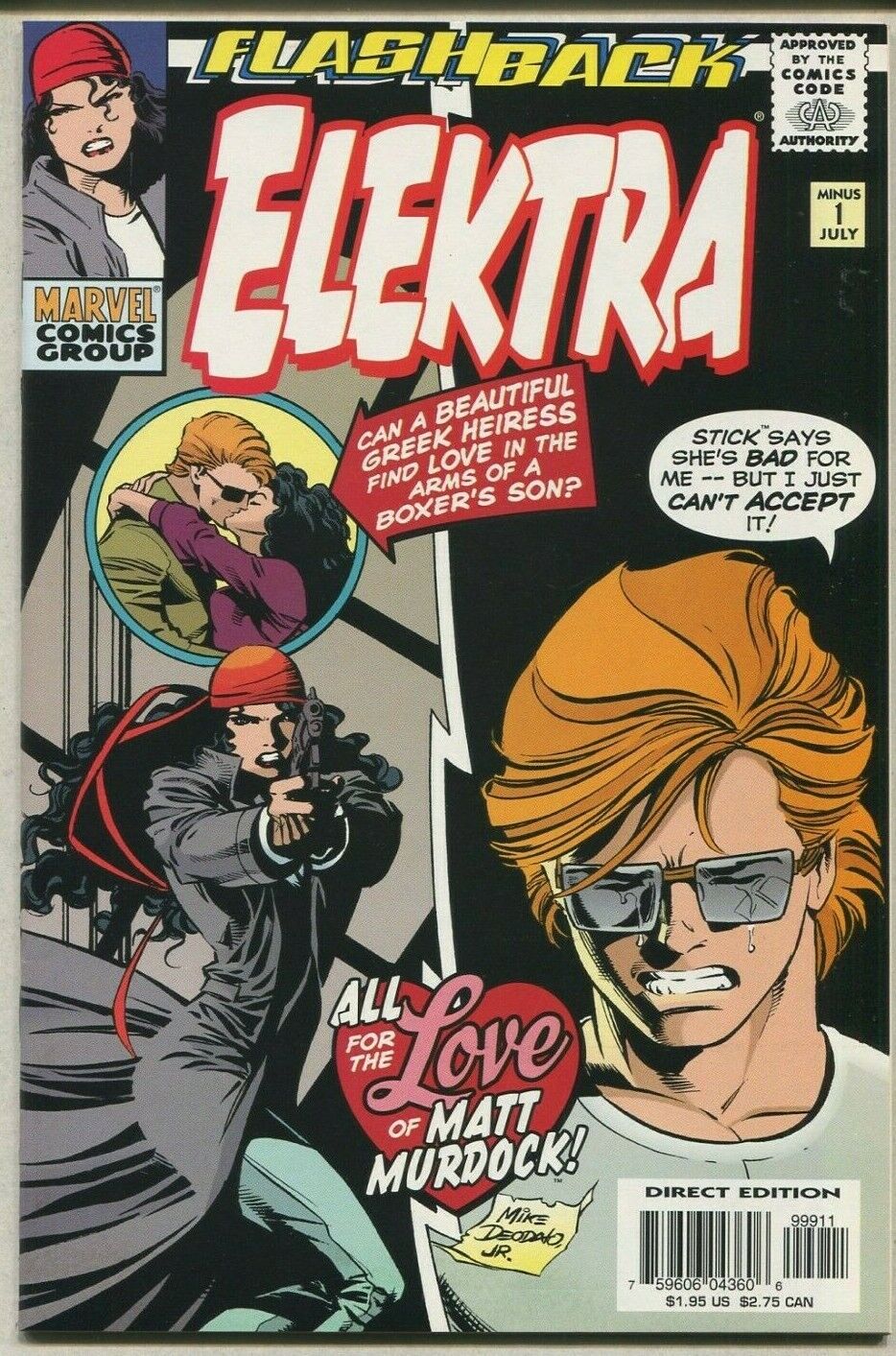 Elektra -1 NM (1996 Series) Marvel Comics CBX17