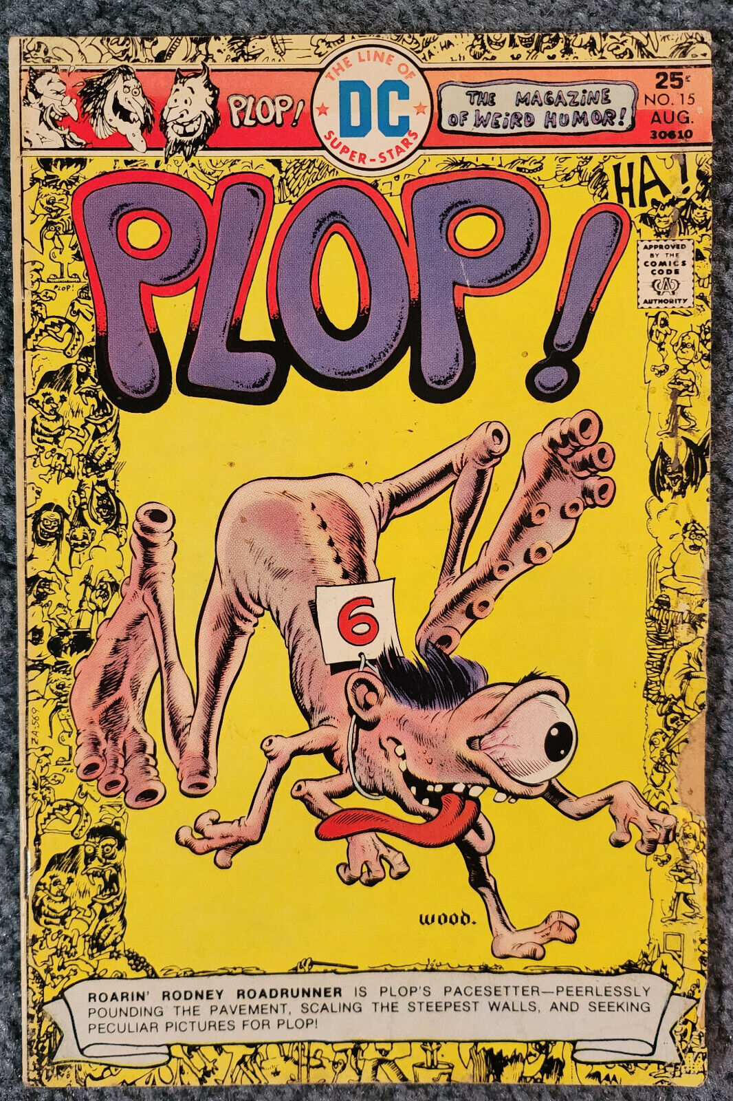 PLOP #15 DC COMICS 1975 THE MAGAZINE OF WEIRD HUMOR - VG+