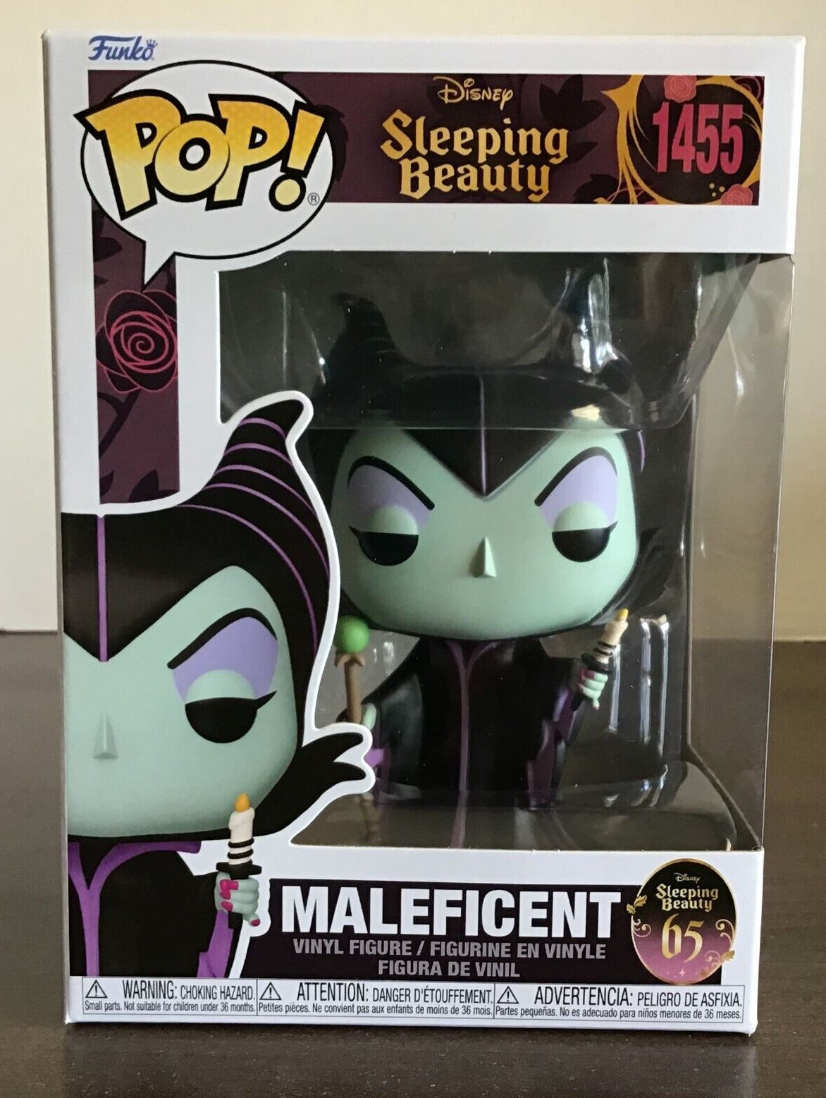 Funko Pop Sleeping Beauty 65th Anniversary Maleficent with Candle Funko #1455
