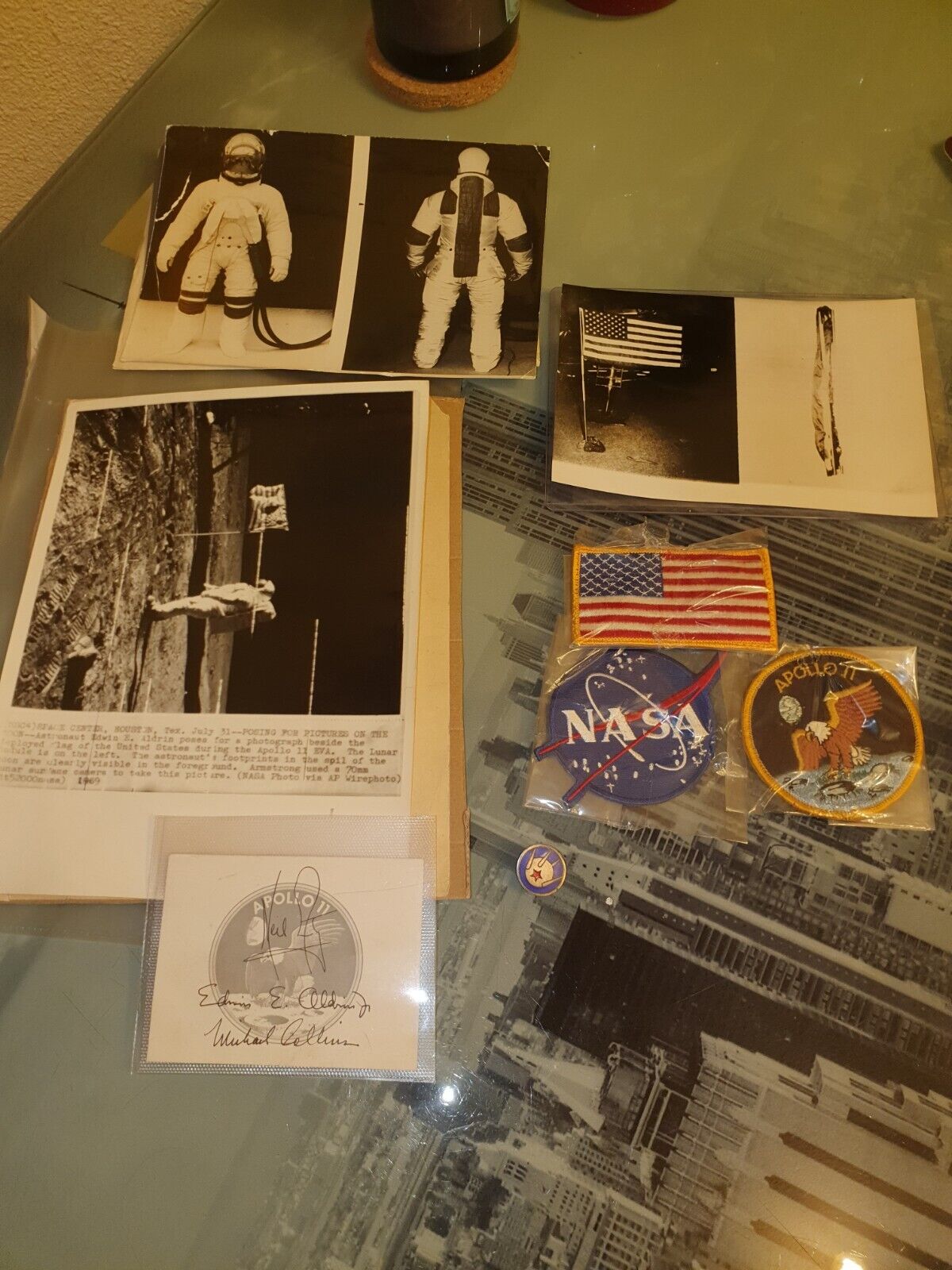 Rare Nasa Apollo space memorabilia 1969